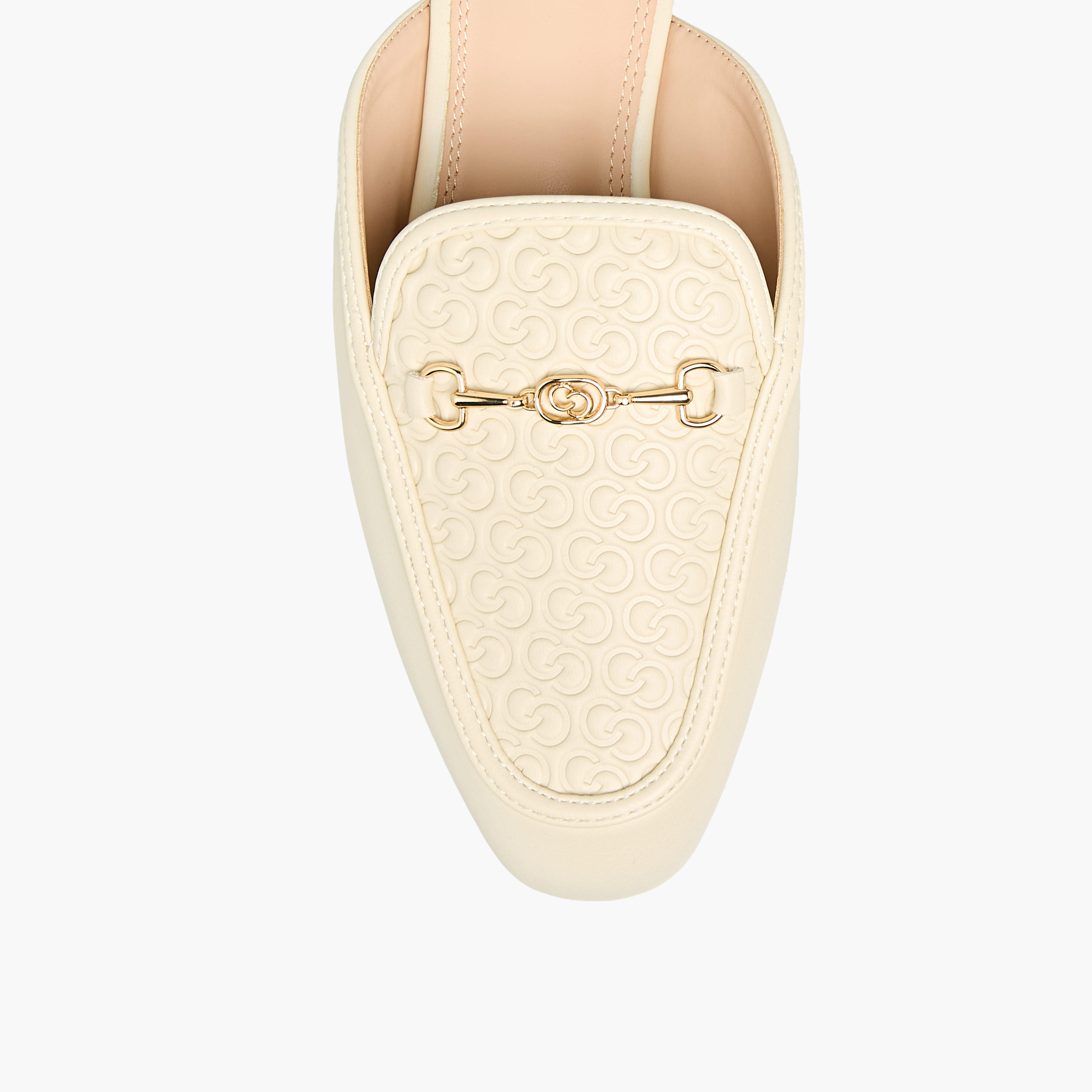 حذاء ميول بنقوش مونوجرام للنساء من سيليست-women-shoes-flats-mules-image-4