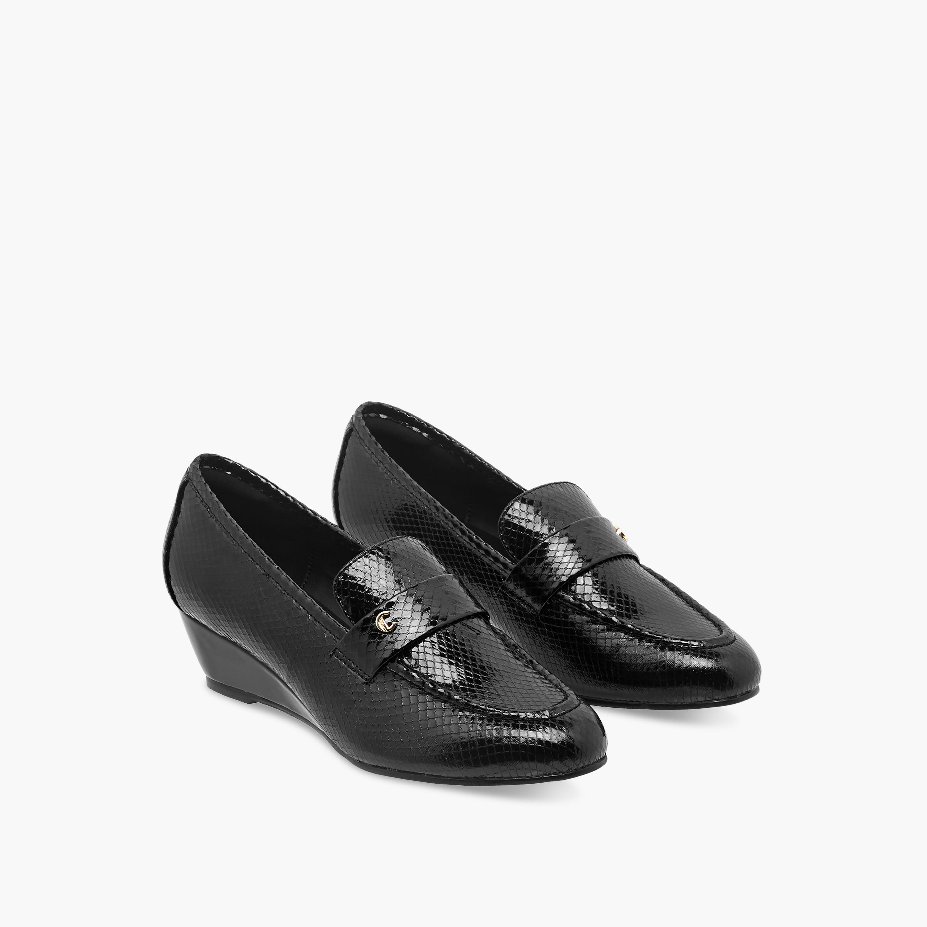 حذاء بكعب عريض بارز الملمس للنساء من لو كونفور-women-shoes-sandals-heeled-image-1