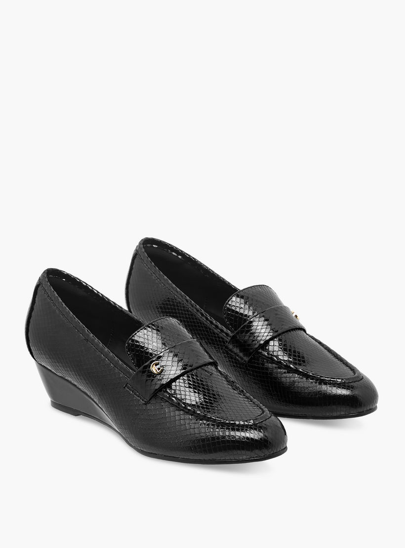 حذاء بكعب عريض بارز الملمس للنساء من لو كونفور-women-shoes-sandals-heeled-image-1