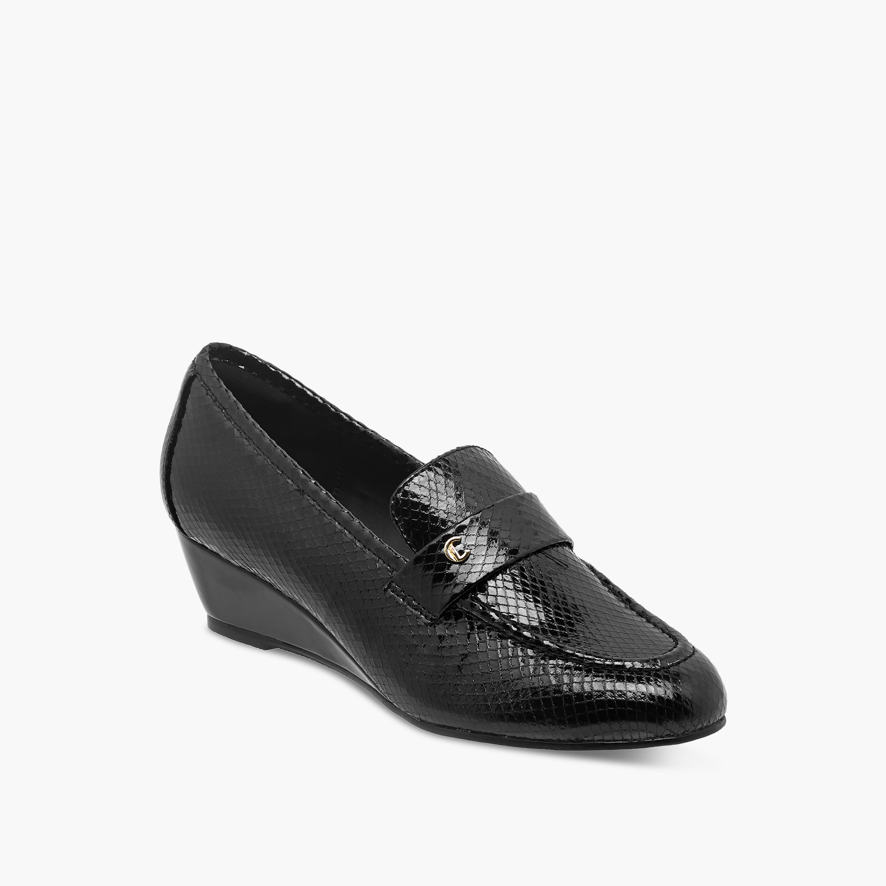 حذاء بكعب عريض بارز الملمس للنساء من لو كونفور-women-shoes-sandals-heeled-image-2