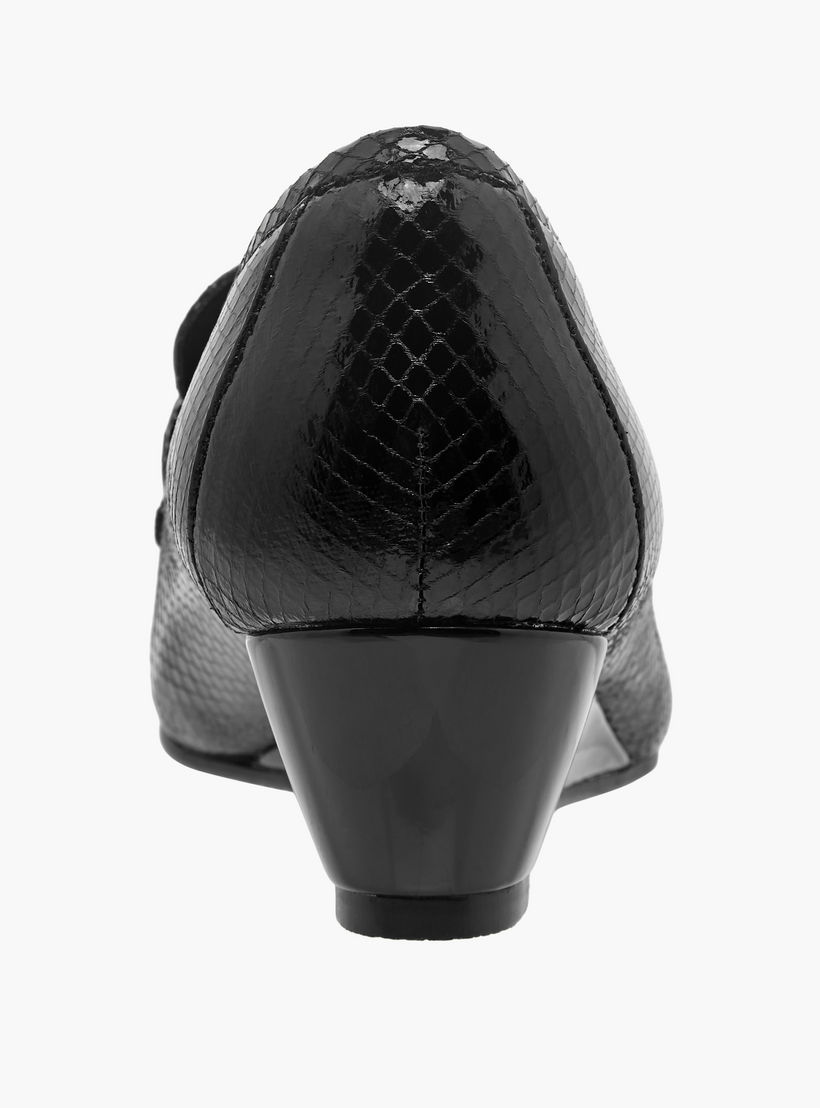 حذاء بكعب عريض بارز الملمس للنساء من لو كونفور-women-shoes-sandals-heeled-image-5