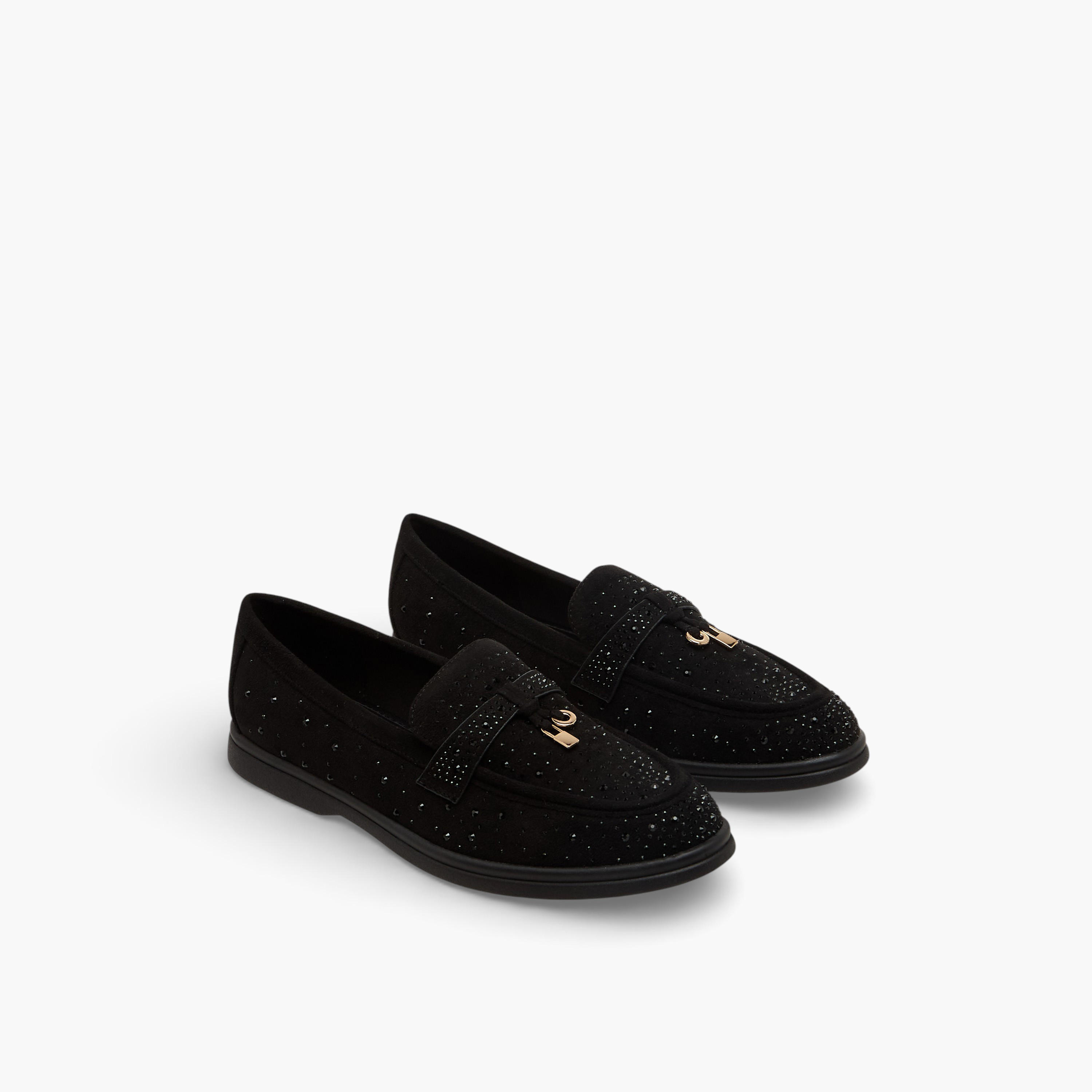 حذاء سهل الارتداء مزين للنساء من لو كونفورت-women-shoes-flats-loafers-image-1