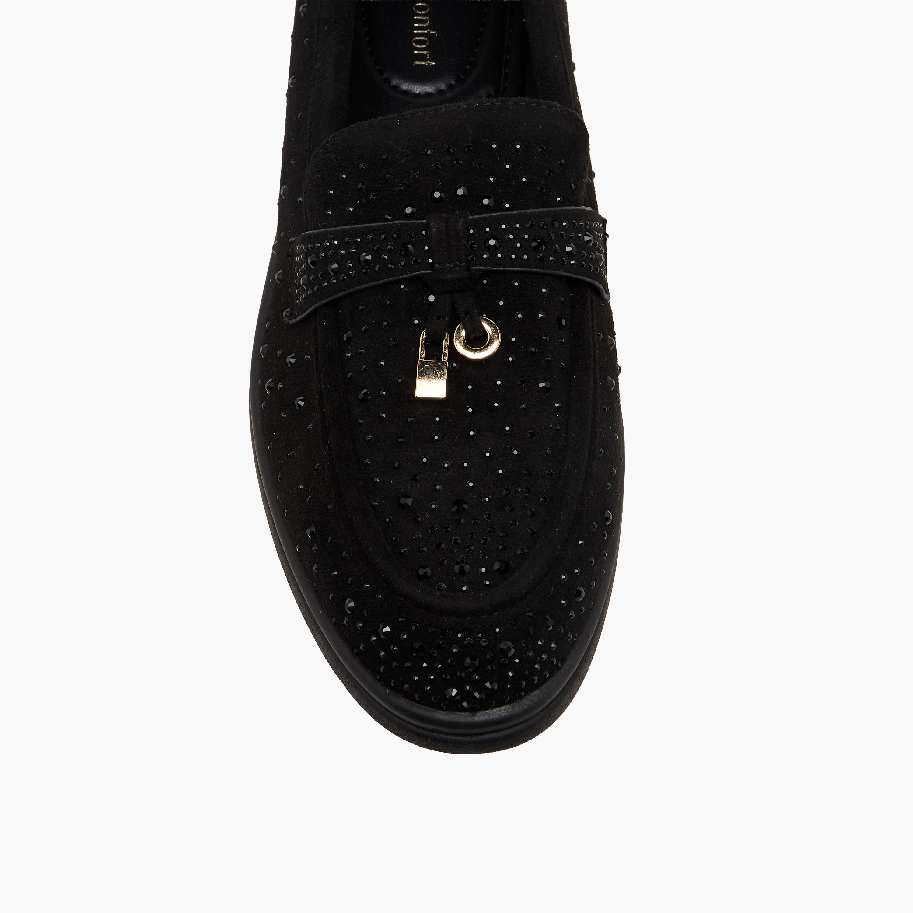 حذاء سهل الارتداء مزين للنساء من لو كونفورت-women-shoes-flats-loafers-image-4