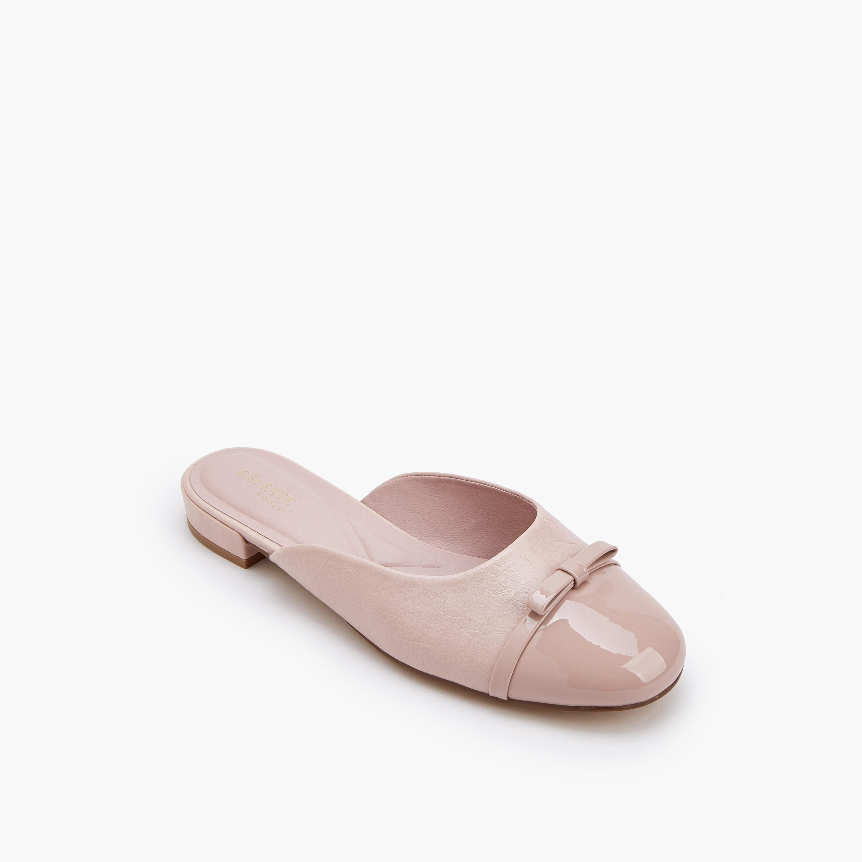 Celeste Women Crinkle Textured Mules-women-shoes-flats-mules-image-2