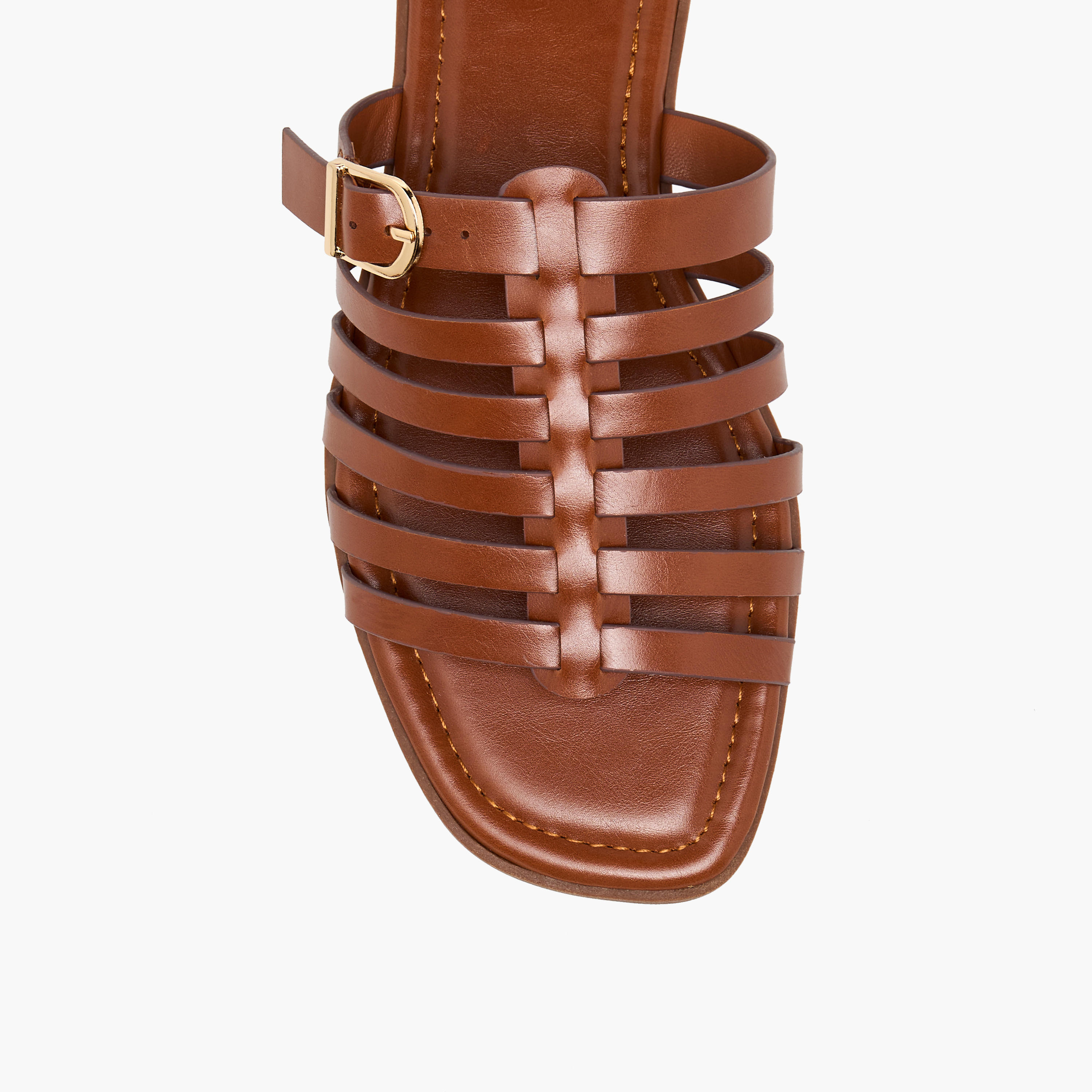 صندل سهل الارتداء مزين بإبزيم للنساء من سيليست-women-shoes-sandals-flats-image-7