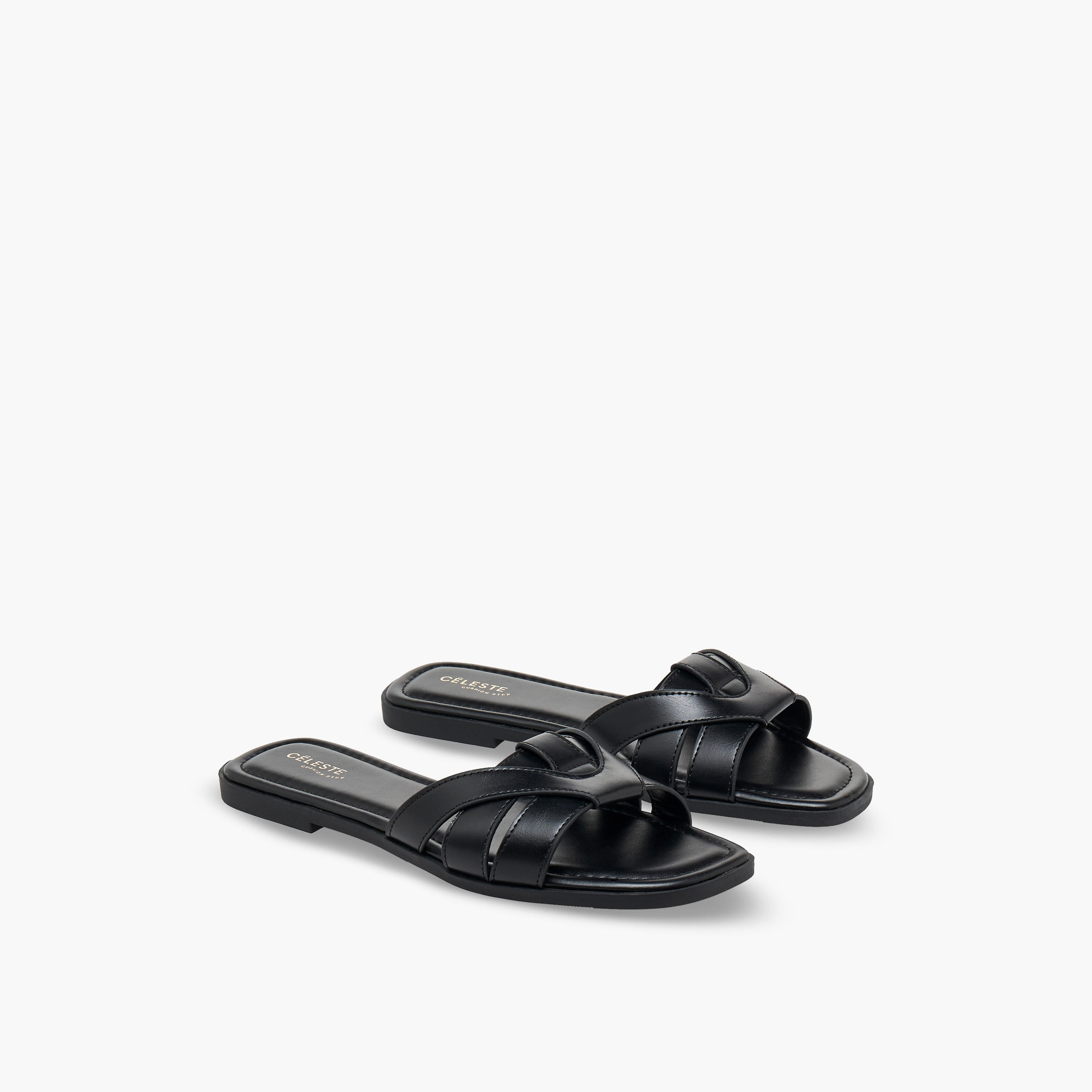 صندل نسائي مسطح سهل الارتداء من سيليست-women-shoes-sandals-flats-image-1