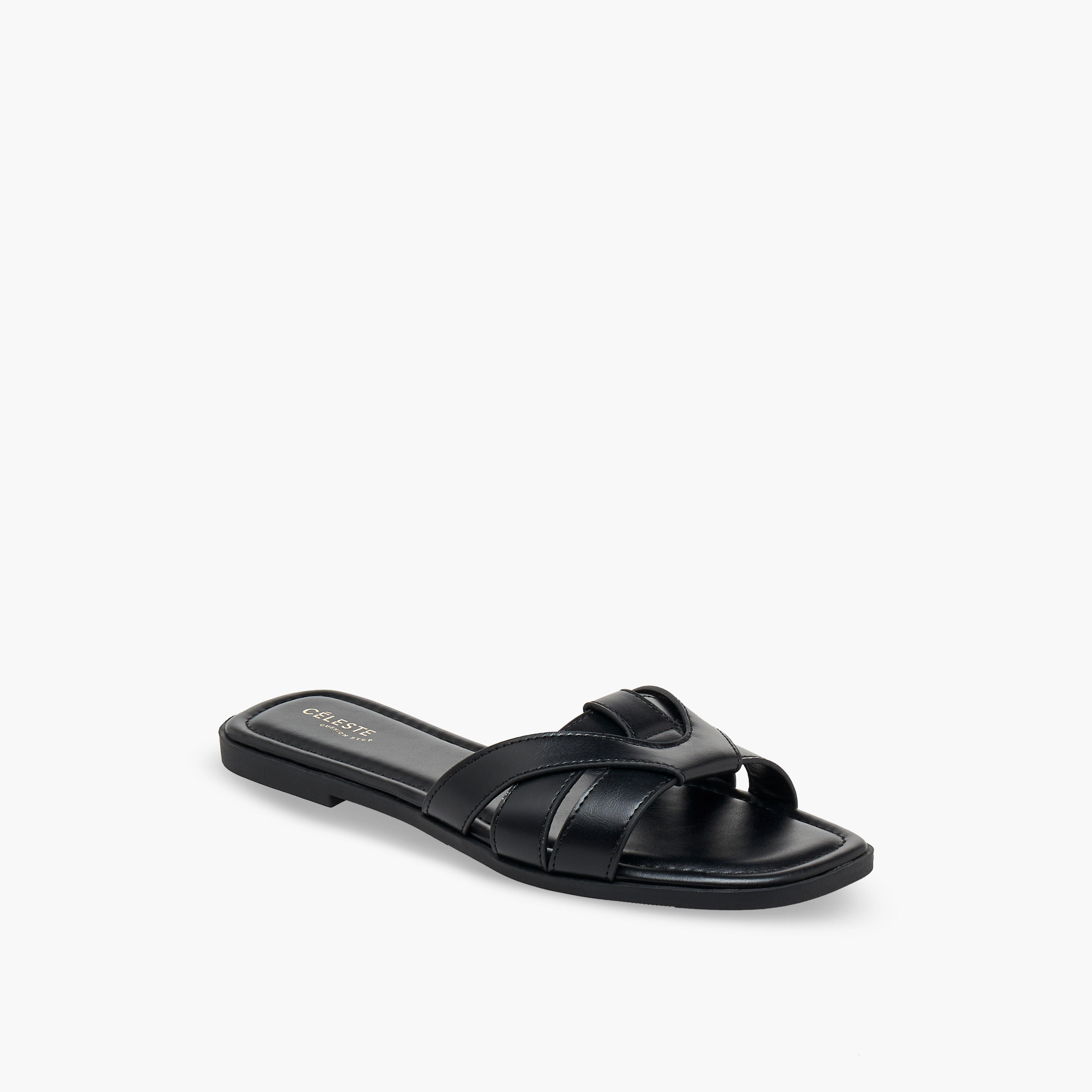 صندل نسائي مسطح سهل الارتداء من سيليست-women-shoes-sandals-flats-image-2