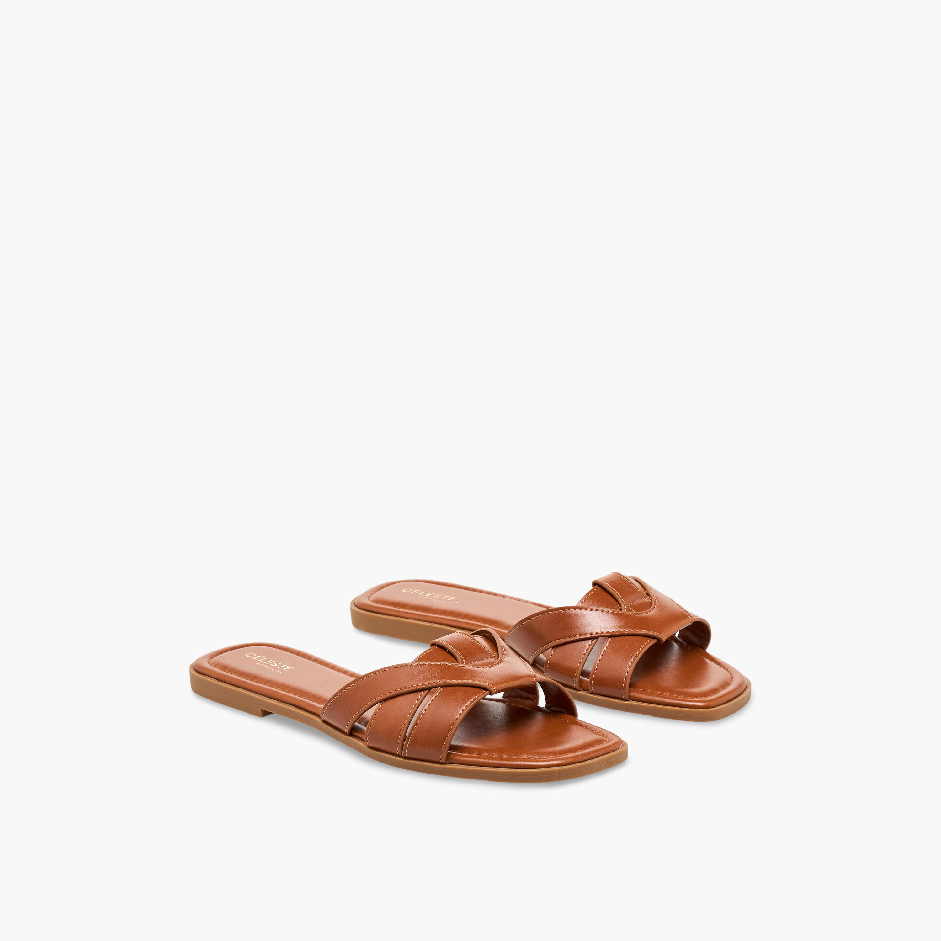 صندل نسائي مسطح سهل الارتداء من سيليست-women-shoes-sandals-flats-image-1