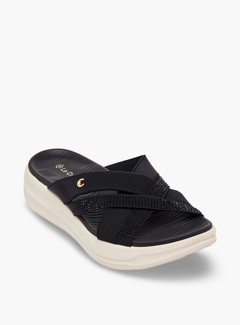 Le Confort Women Embellished Platform Sandals-women-shoes-sandals-flats-image-2