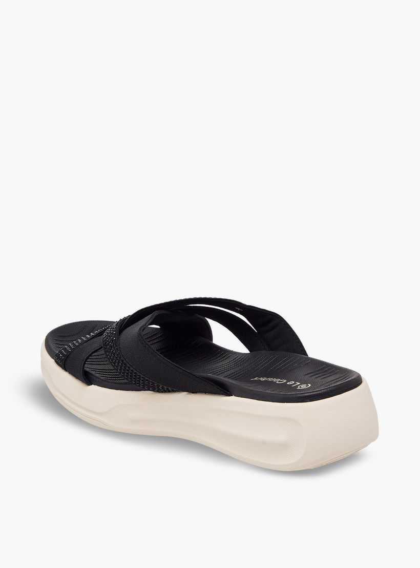 Le Confort Women Embellished Platform Sandals-women-shoes-sandals-flats-image-5