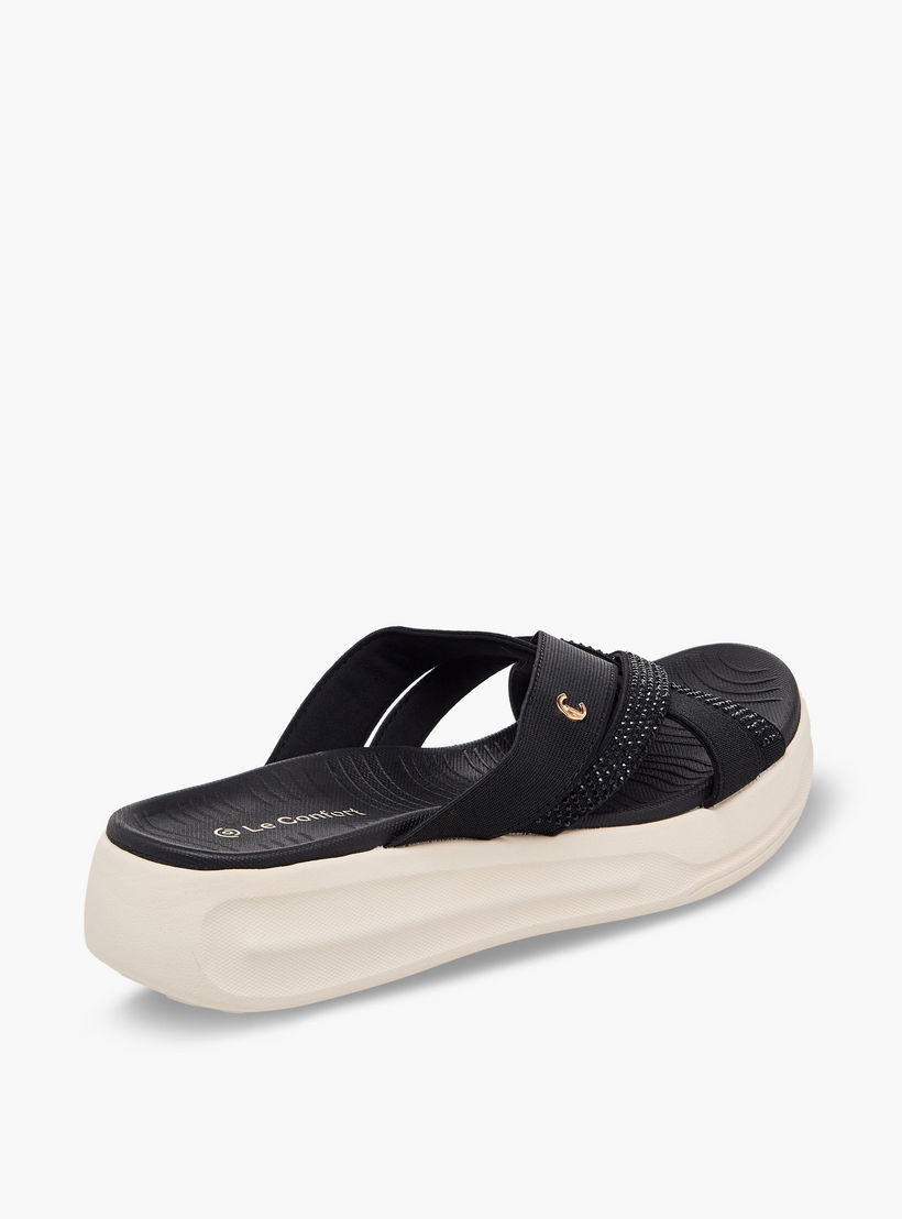 Le Confort Women Embellished Platform Sandals-women-shoes-sandals-flats-image-6