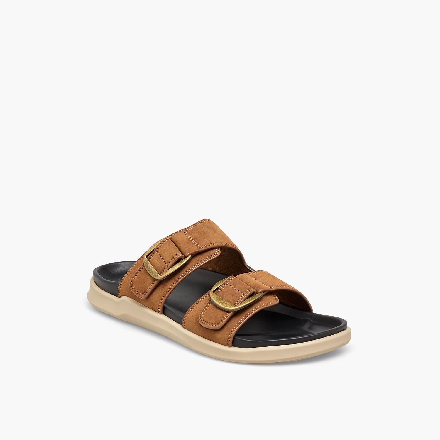 صندل سهل الارتداء بتفاصيل إبزيم للرجال من لو كونفورت-men-shoes-sandals-image-2