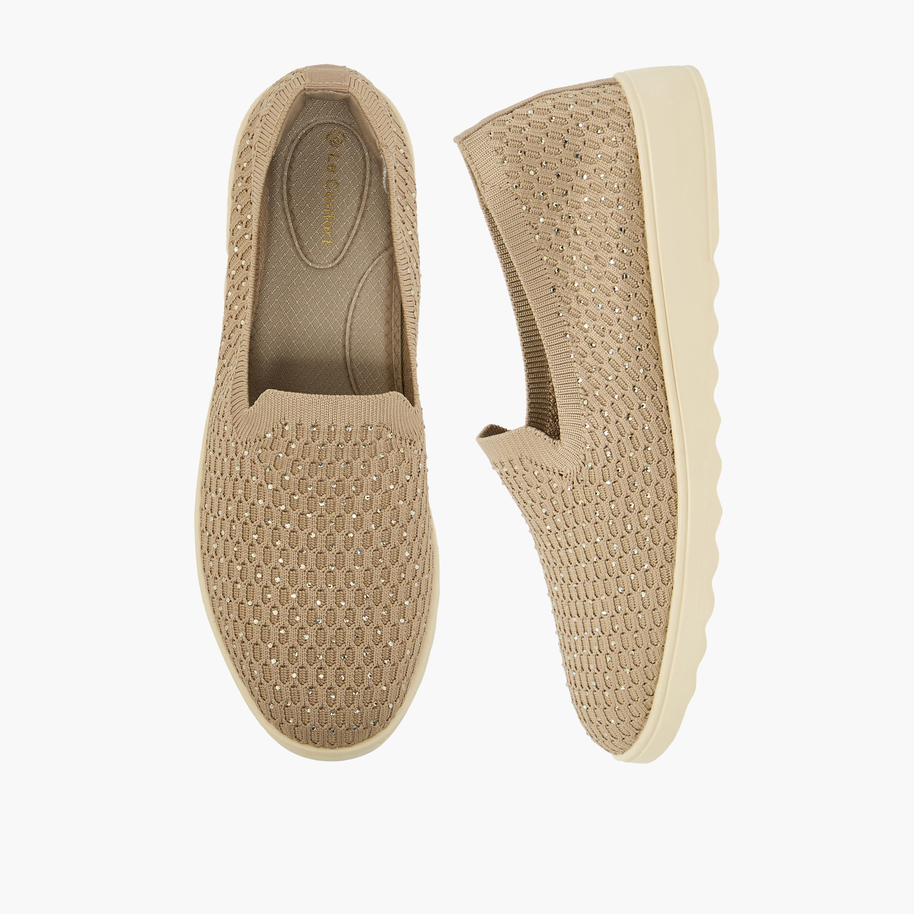 Le Confort Women Embellished Slip-On Comfort Shoes-women-shoes-loafersandmoccasins-image-1