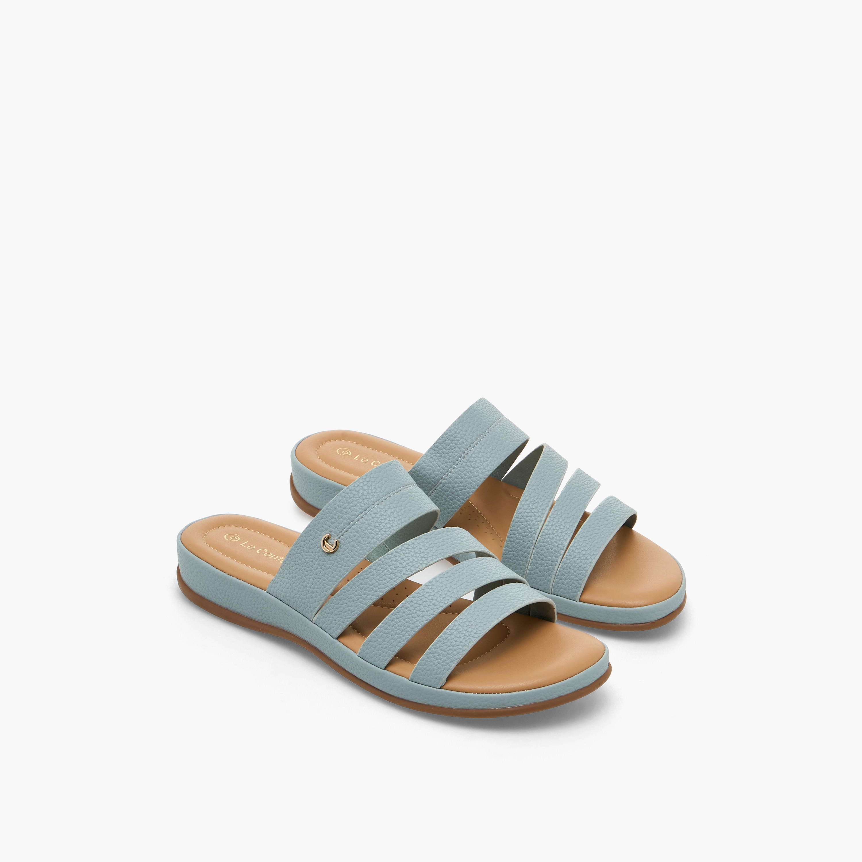صندل مريح سهل الارتداء للنساء من لو كونفورت-women-shoes-sandals-flats-image-1