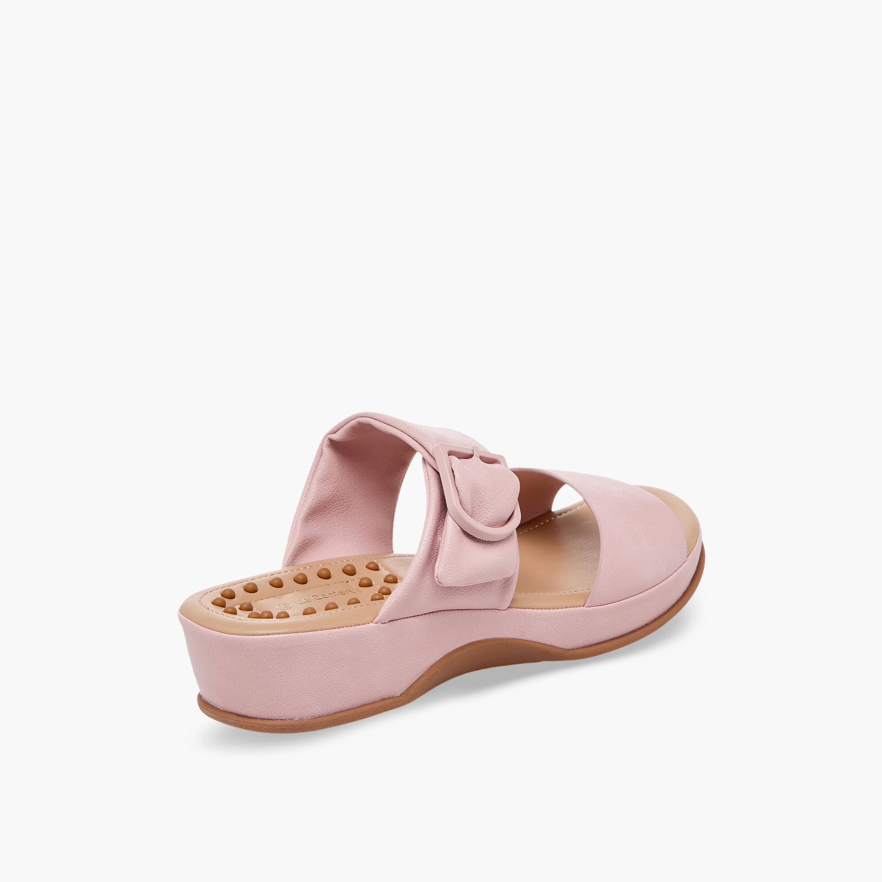 صندل بكعب ويدج وإبزيم للنساء من لو كونفورت-women-shoes-sandals-heeled-image-6