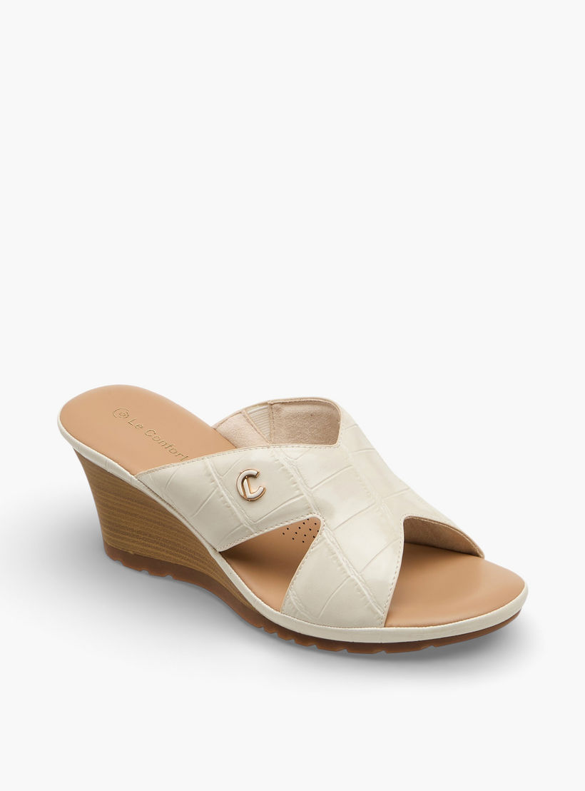 Le Confort Women Wedge Heel Comfort Sandals-women-shoes-sandals-heeled-image-2