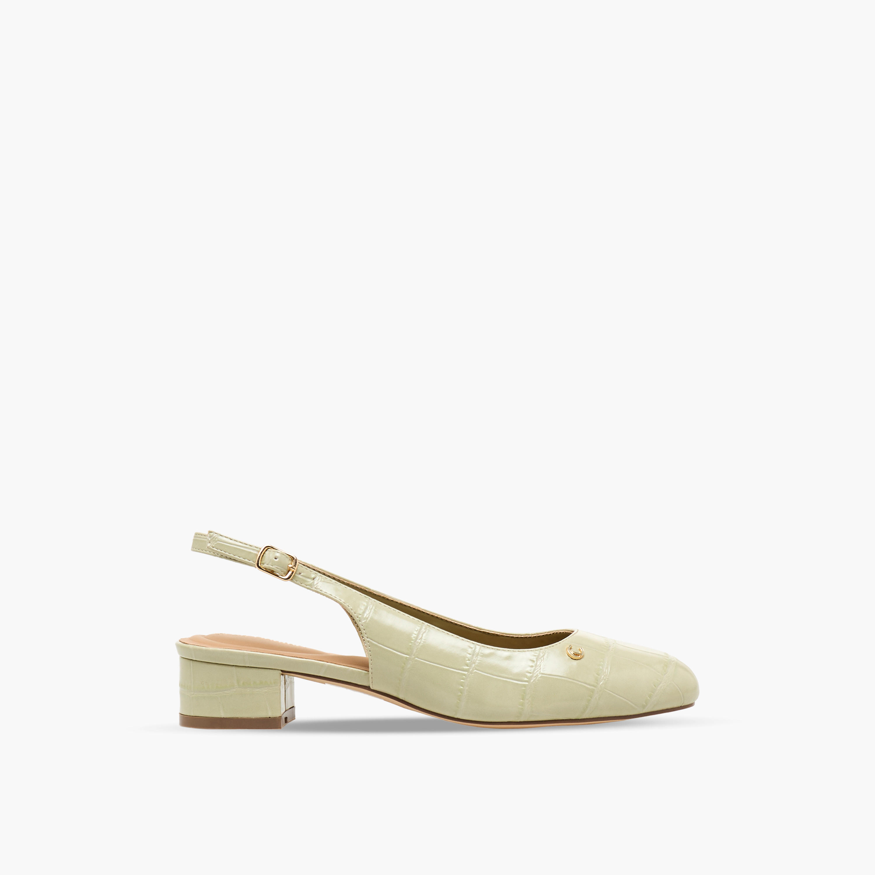 حذاء بكعب سميك وملمس بارز للنساء من لو كونفورت-women-shoes-sandals-heeled-image-3