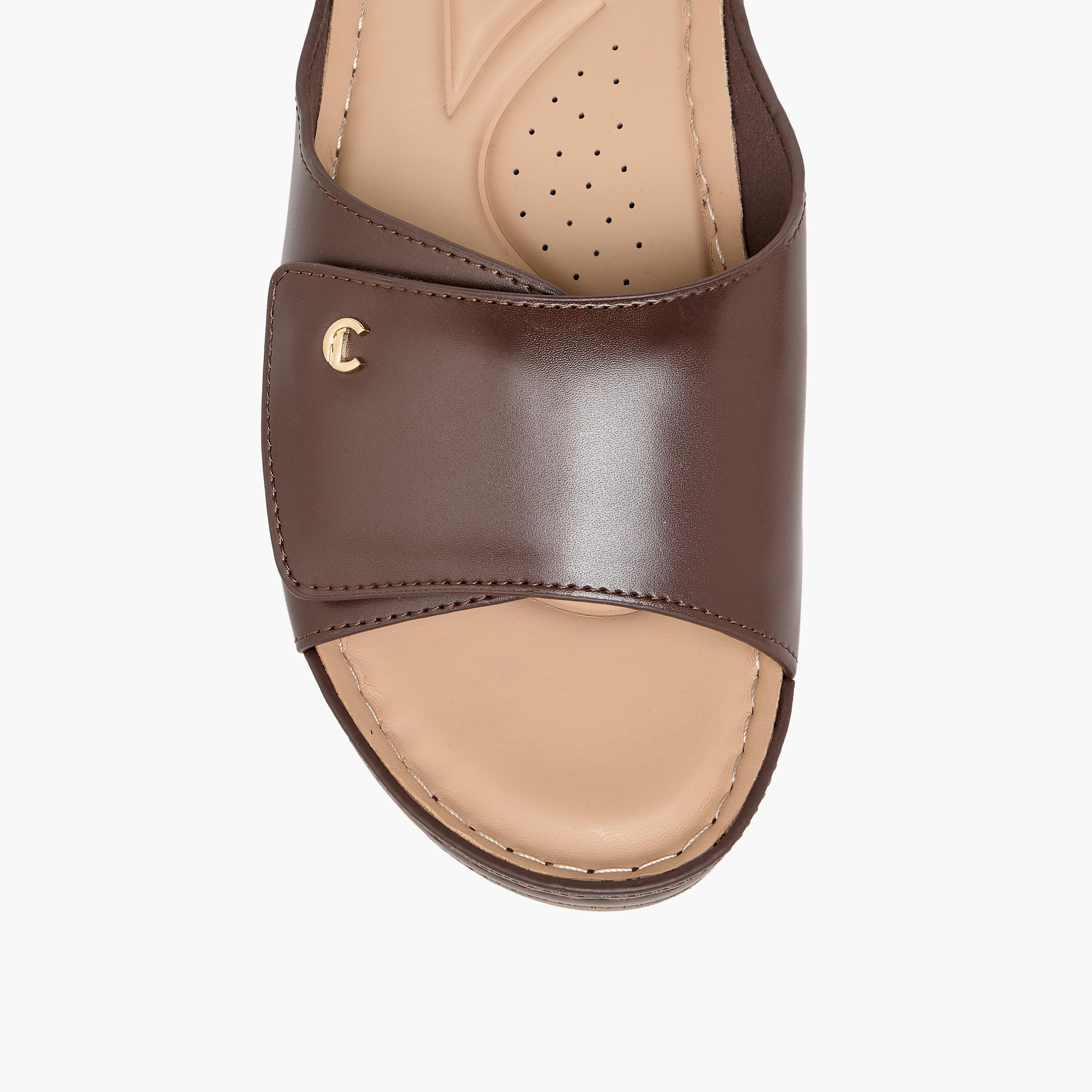 صندل مريح سهل الارتداء للنساء من لو كونفورت-women-shoes-sandals-flats-image-4