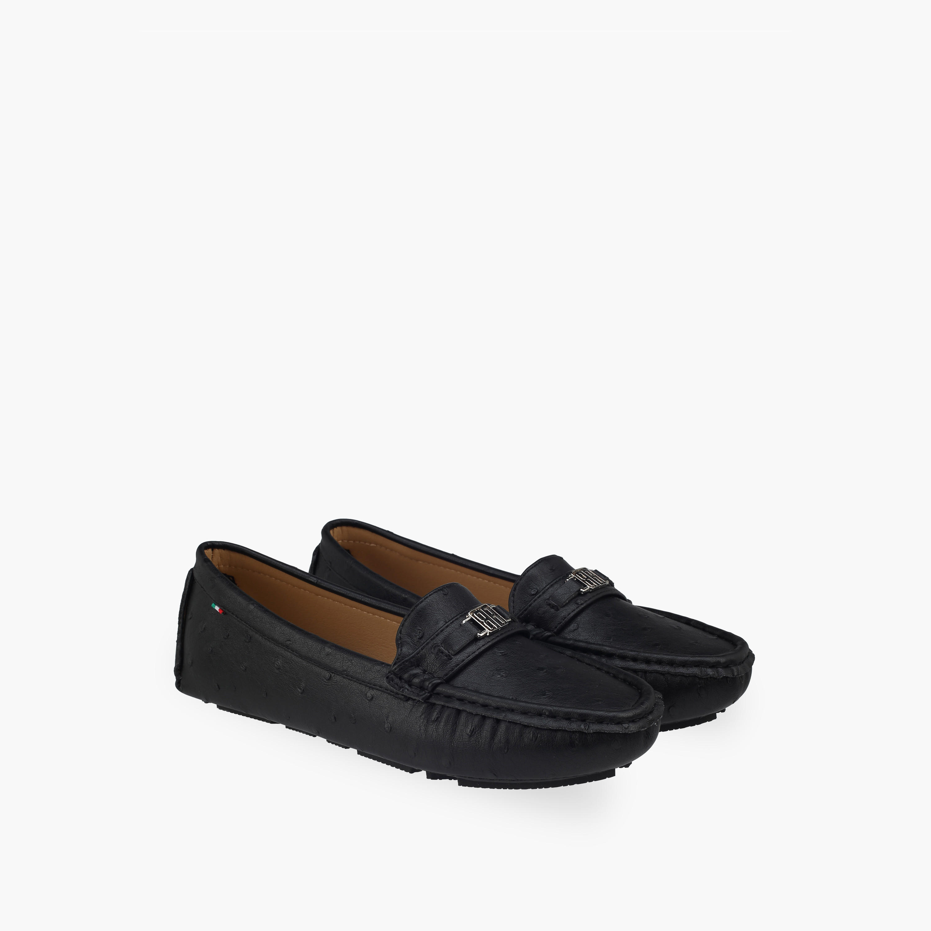حذاء موكاسين ميتاليك للنساء من رينزو روغاني-women-shoes-flats-moccasins-image-1