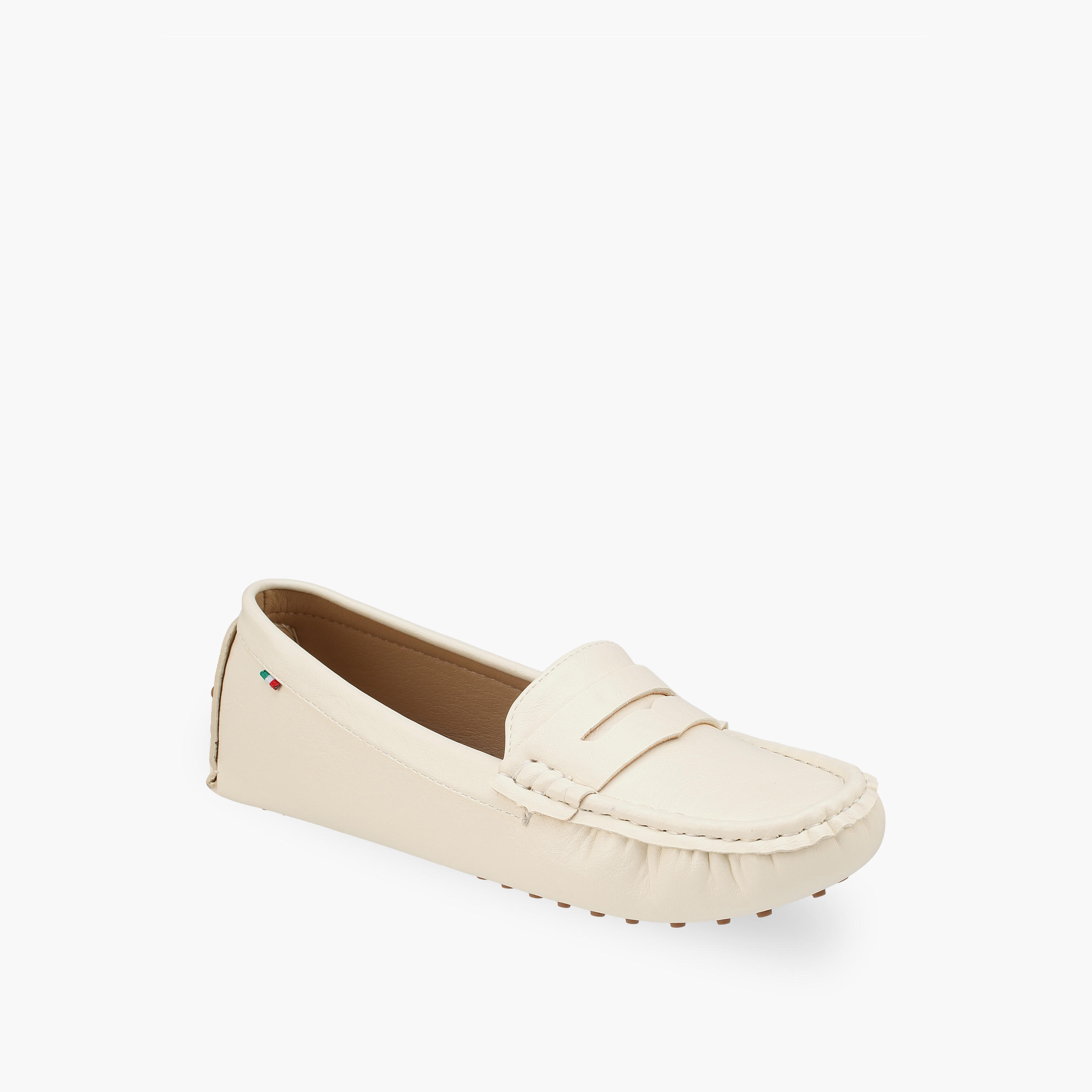 Renzo Ruganni Women Textured Loafers-women-shoes-flats-loafers-image-2