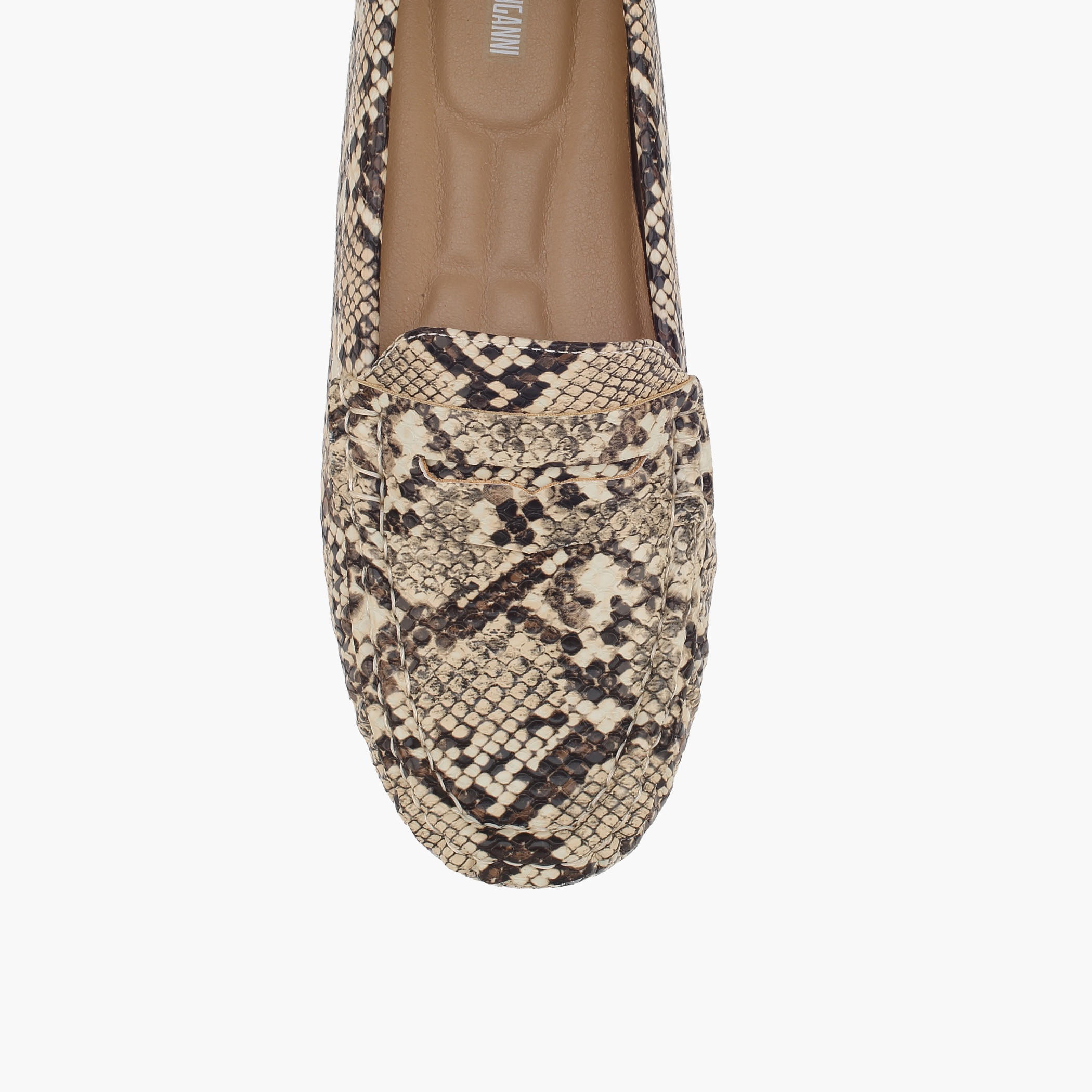 Renzo Ruganni Women Textured Loafers-women-shoes-flats-loafers-image-4