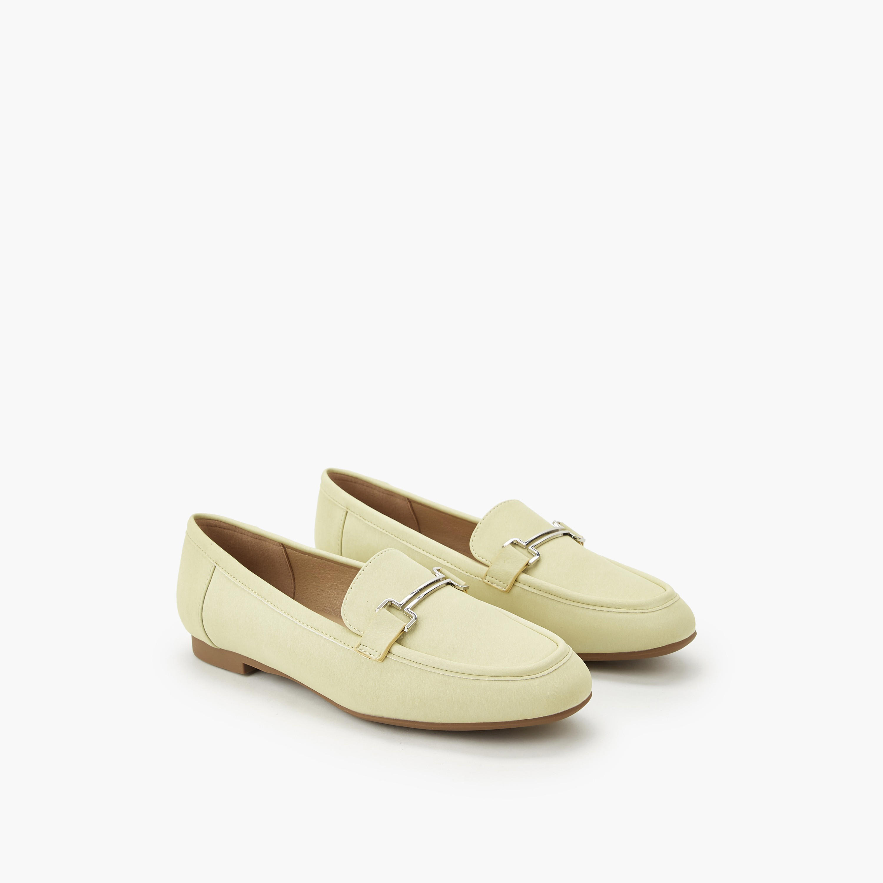 Renzo Ruganni Women Buckle Detail Loafers-women-shoes-flats-loafers-image-1