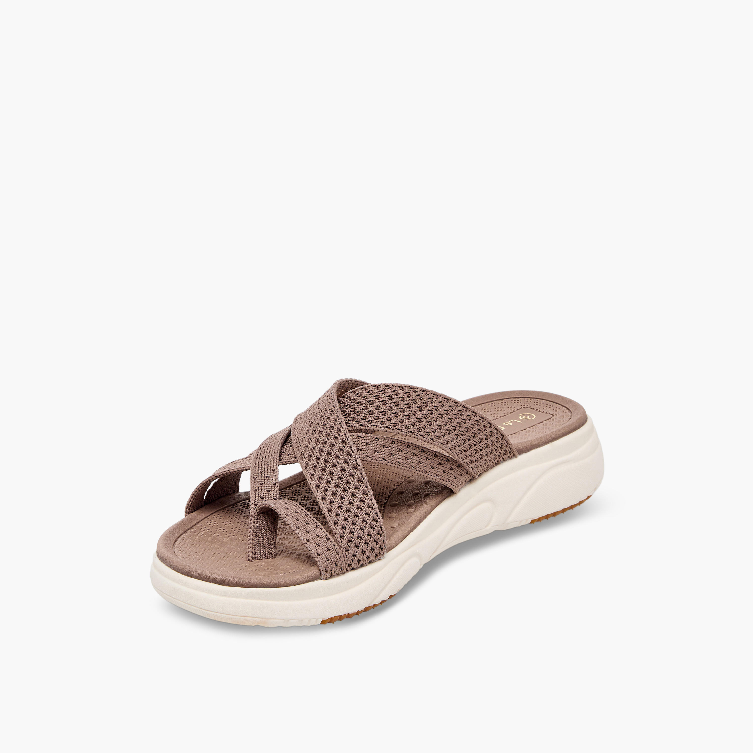 صندل سهل الارتداء بارز الملمس للنساء من لو كونفورت-women-shoes-sandals-flats-image-4