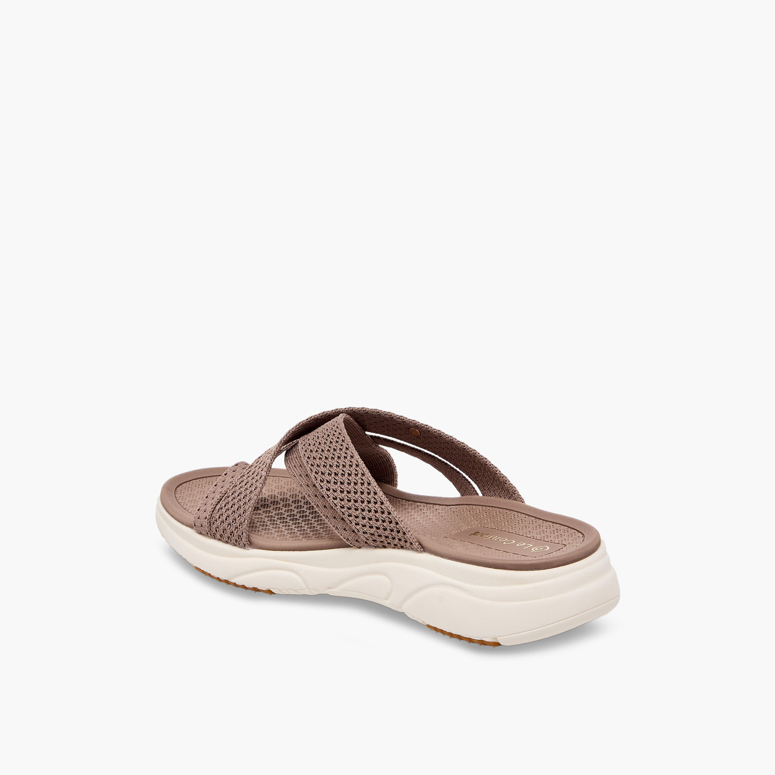صندل سهل الارتداء بارز الملمس للنساء من لو كونفورت-women-shoes-sandals-flats-image-5