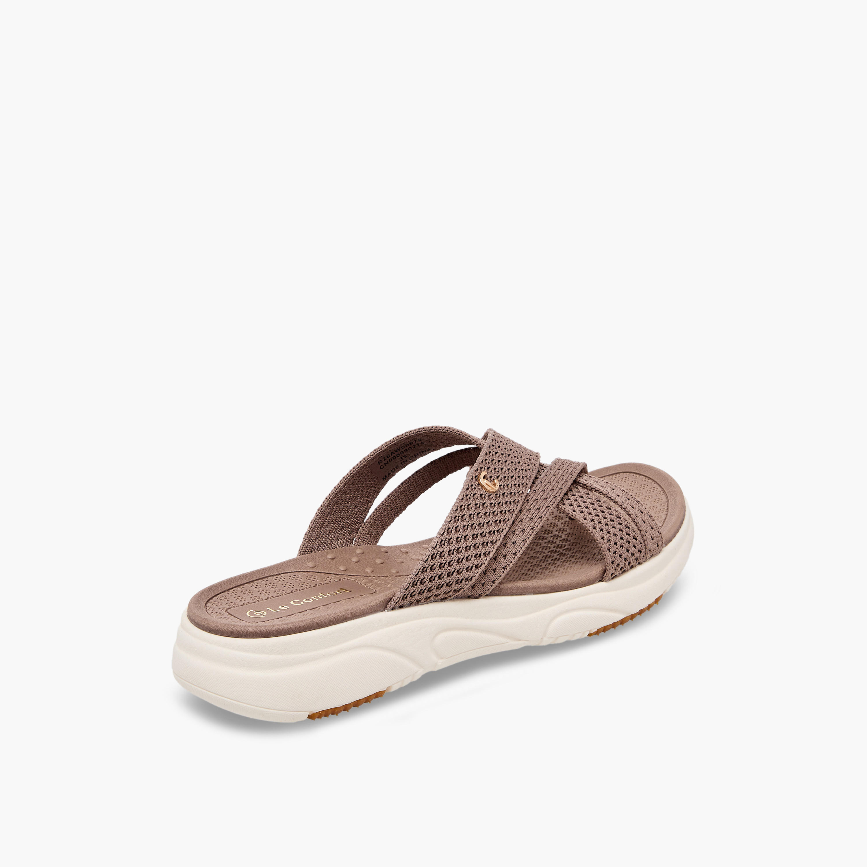 صندل سهل الارتداء بارز الملمس للنساء من لو كونفورت-women-shoes-sandals-flats-image-6