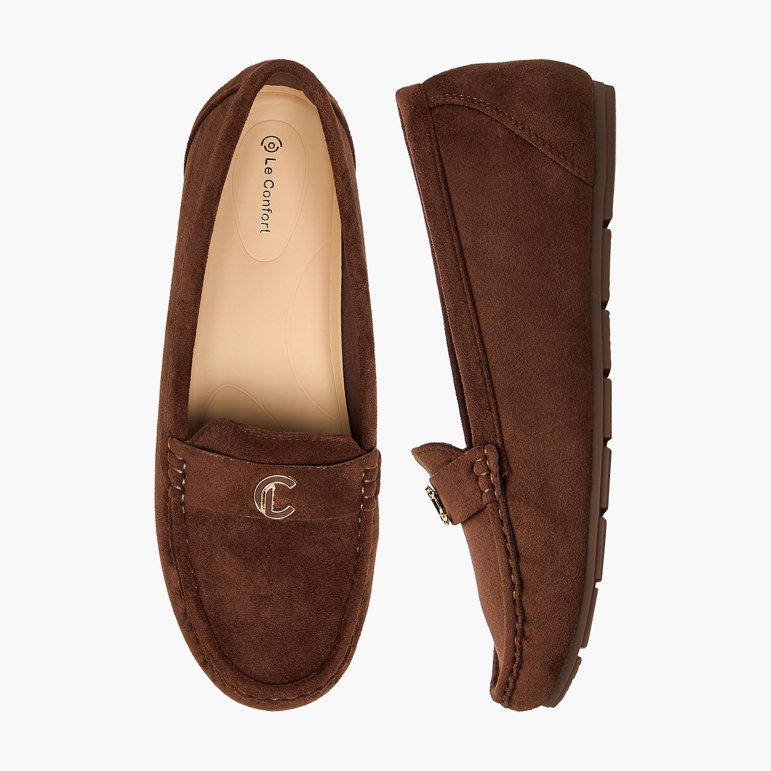 Le Confort Women Suede Loafers-women-shoes-loafersandmoccasins-image-1