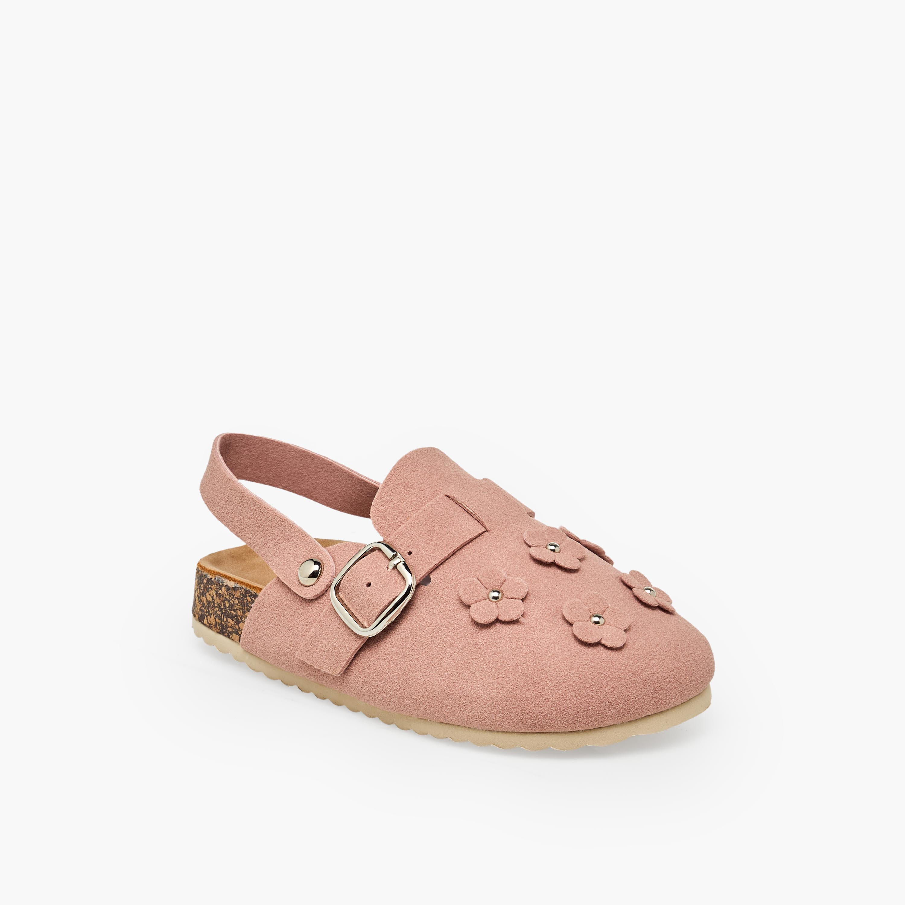 صندل للبنات بتفاصيل زهرية من فلورا بيلا-girls-shoes-sandals-image-2