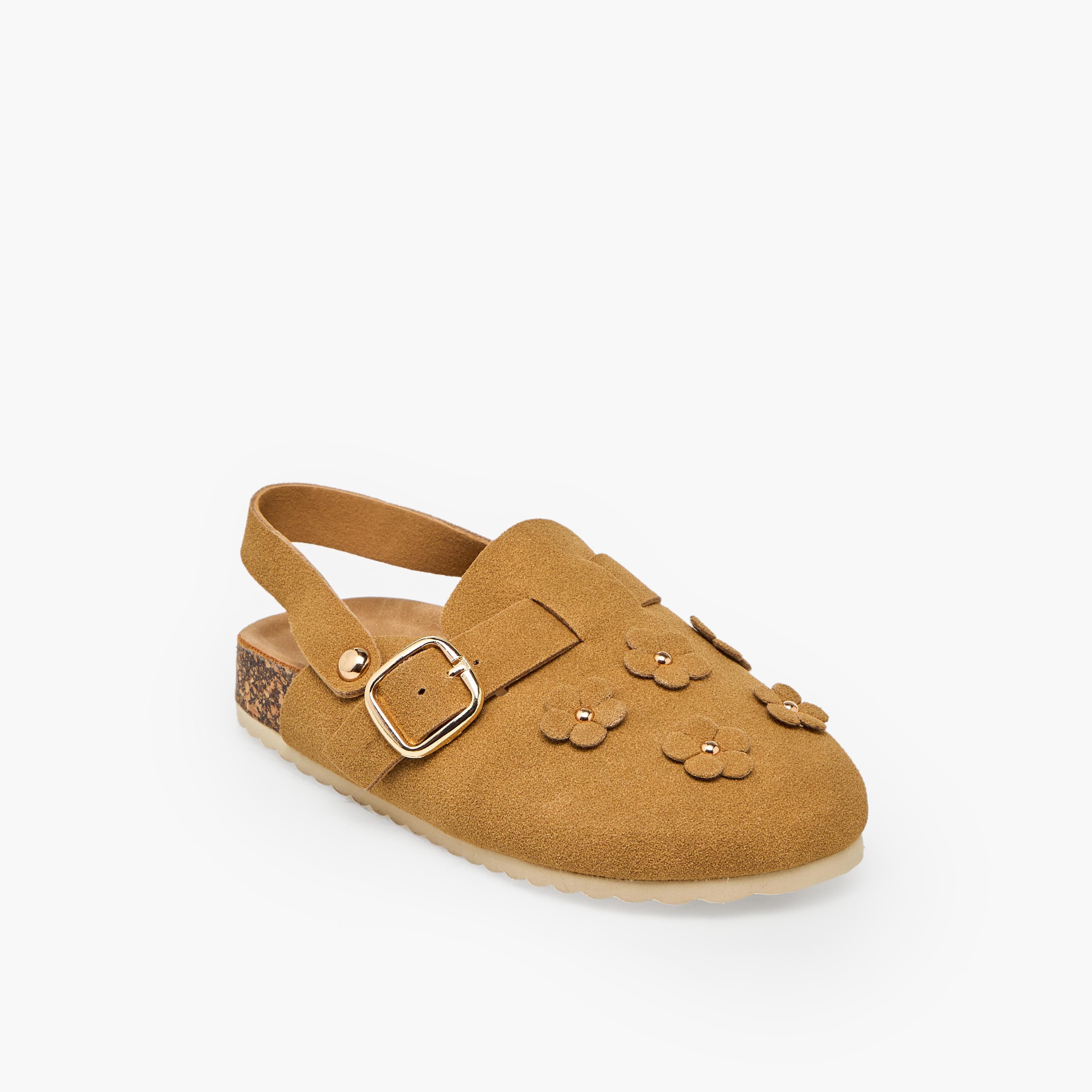 صندل للبنات بتفاصيل زهرية من فلورا بيلا-girls-shoes-sandals-image-2