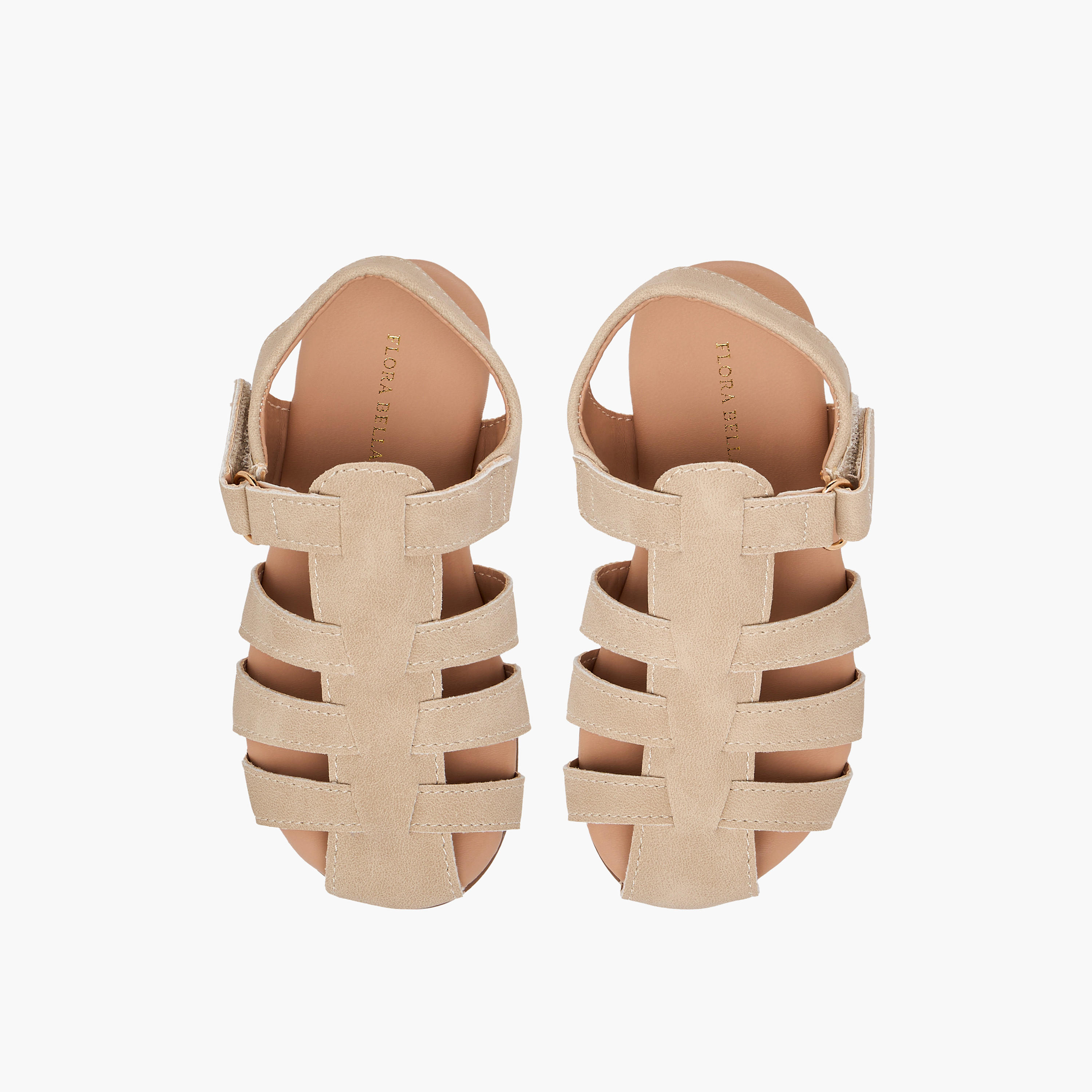 صندل بشريط إغلاق للبنات من فلورا بيلا-girls-shoes-sandals-image-1