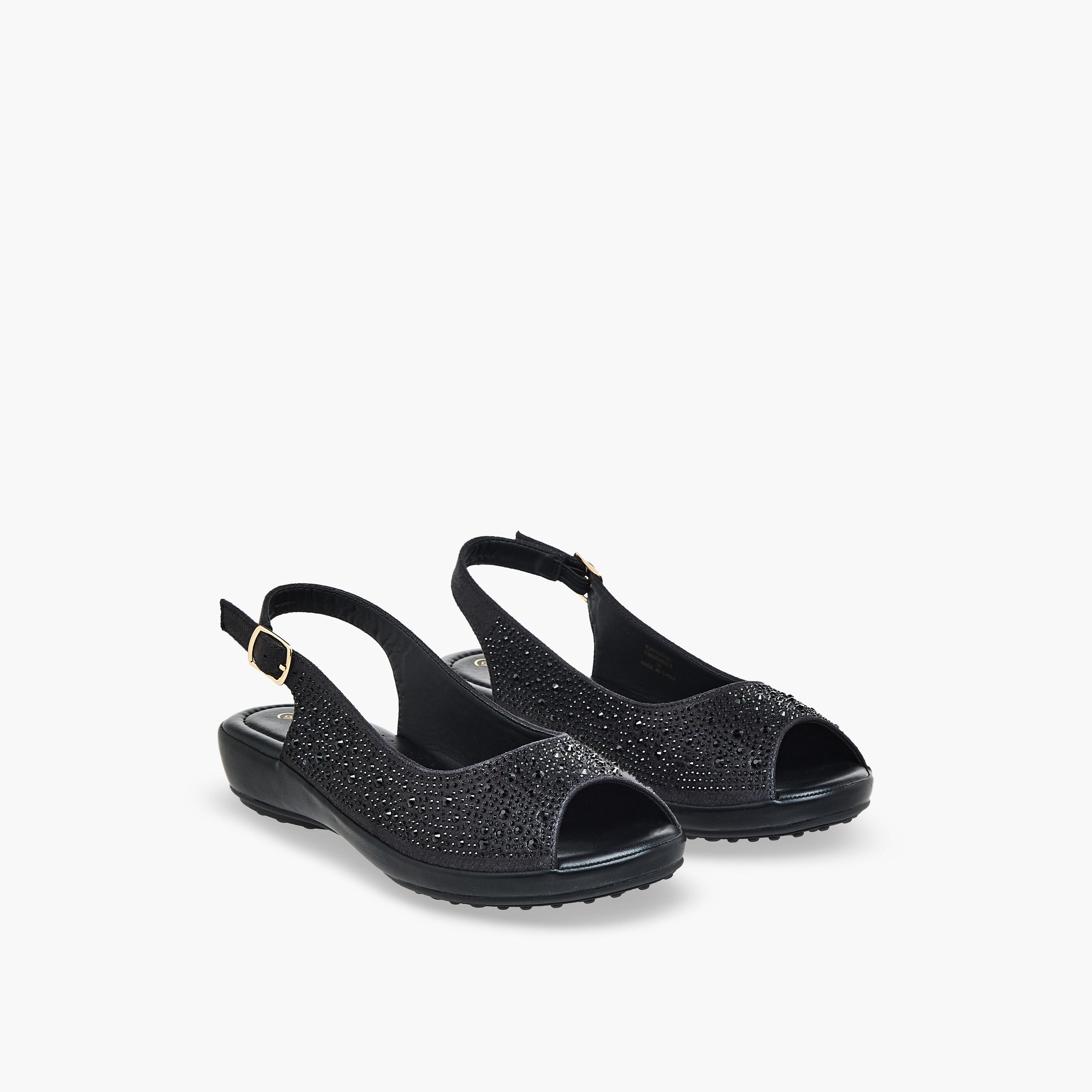 صندل مزين للنساء من لو كونفورت-women-shoes-sandals-heeled-image-1