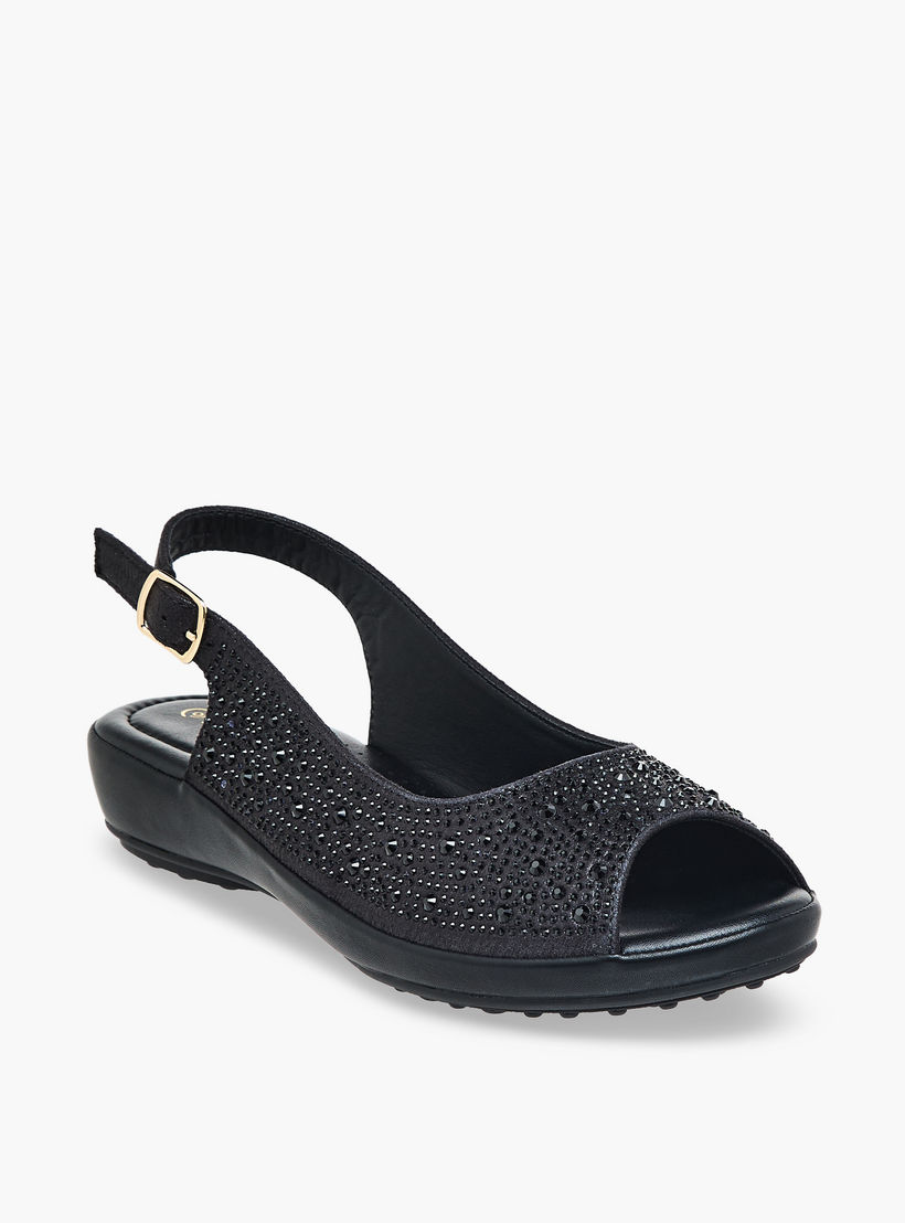 صندل مزين للنساء من لو كونفورت-women-shoes-sandals-heeled-image-2