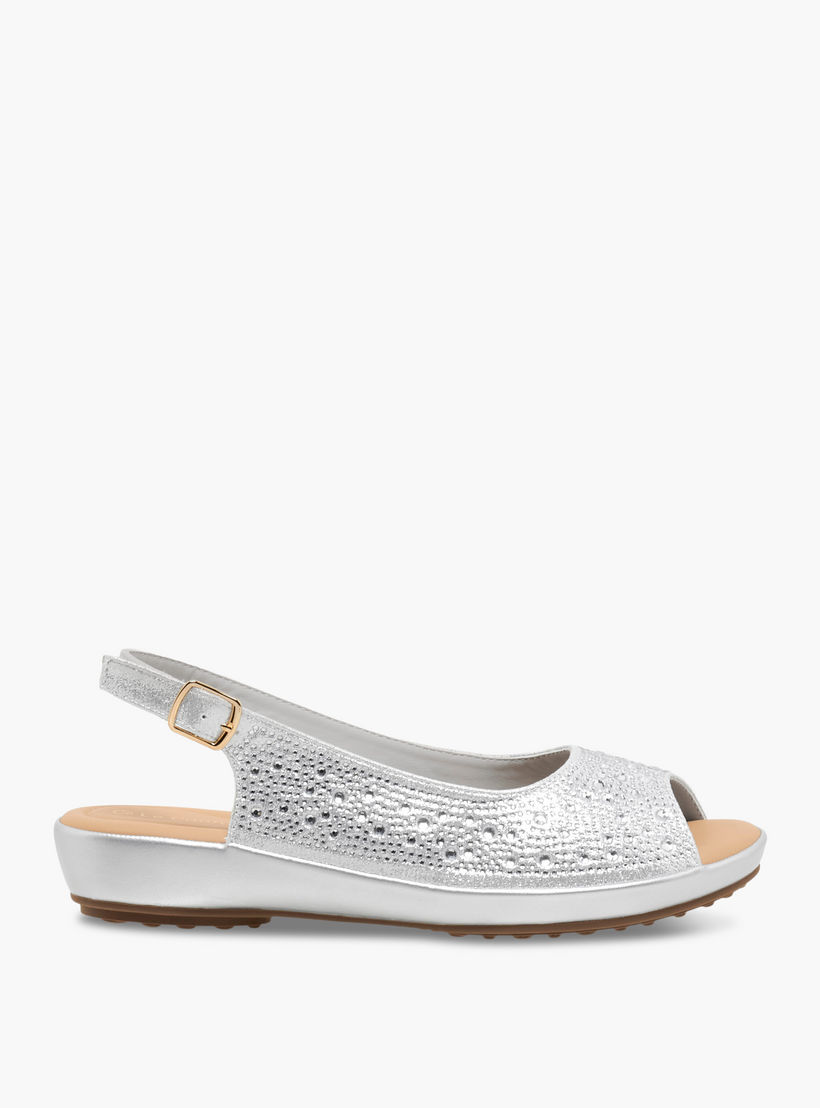 Le Confort Women Embellished Sandals-women-shoes-sandals-heeled-image-3