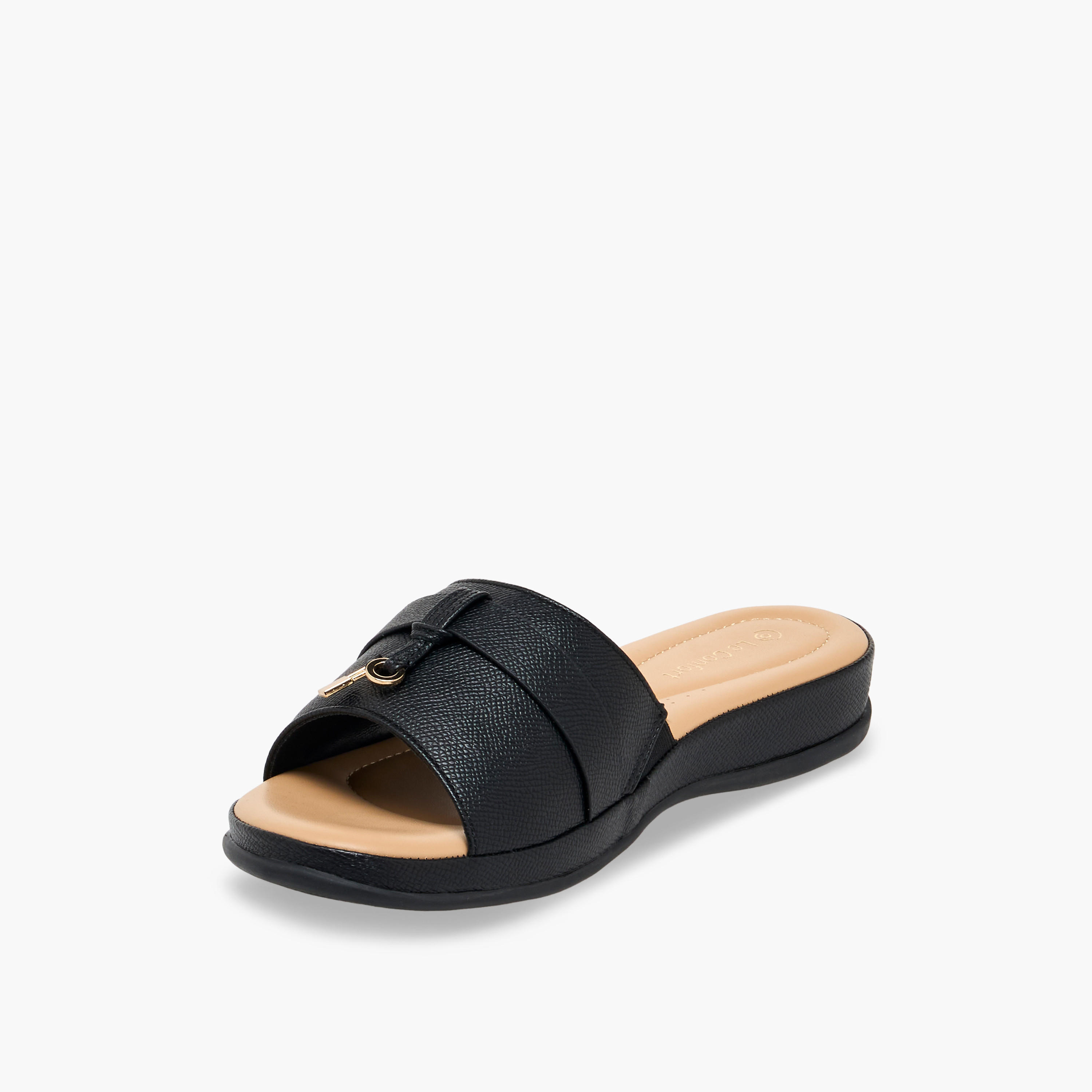 صندل مريح سهل الارتداء للنساء من لي كونفورت-women-shoes-sandals-flats-image-4