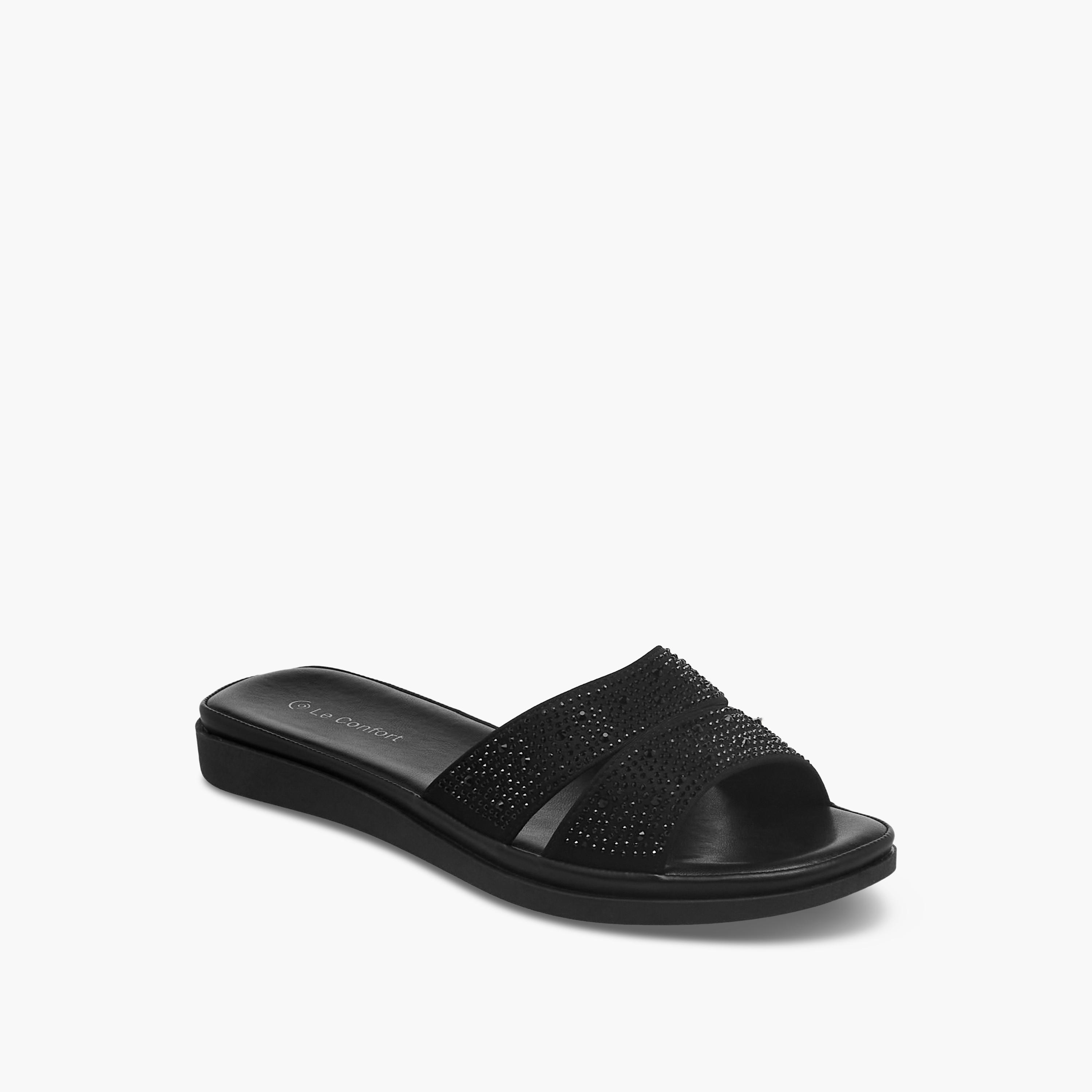 صندل مزين سهل الارتداء للنساء من لو كونفورت-women-shoes-flats-sandals-image-2