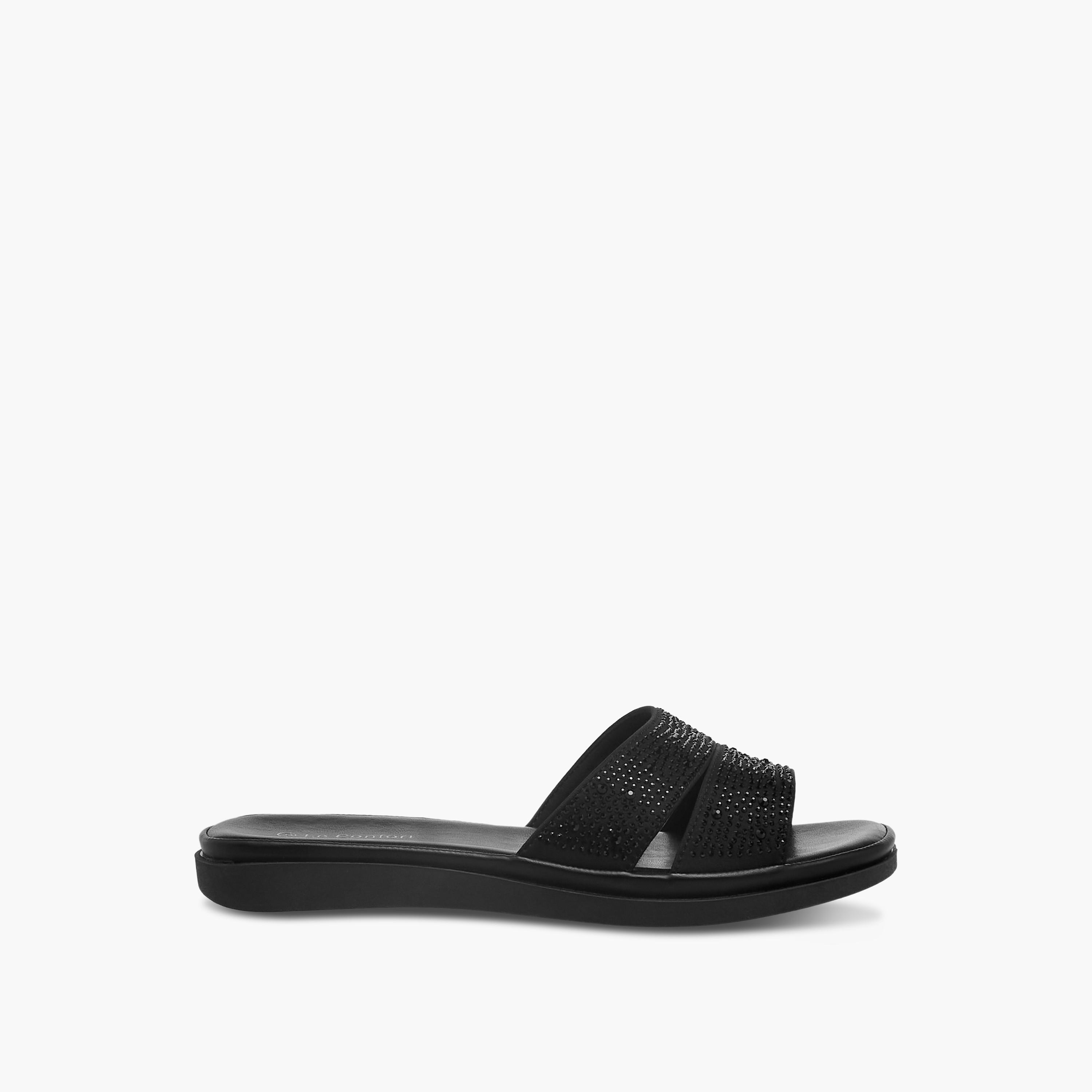 صندل مزين سهل الارتداء للنساء من لو كونفورت-women-shoes-flats-sandals-image-3