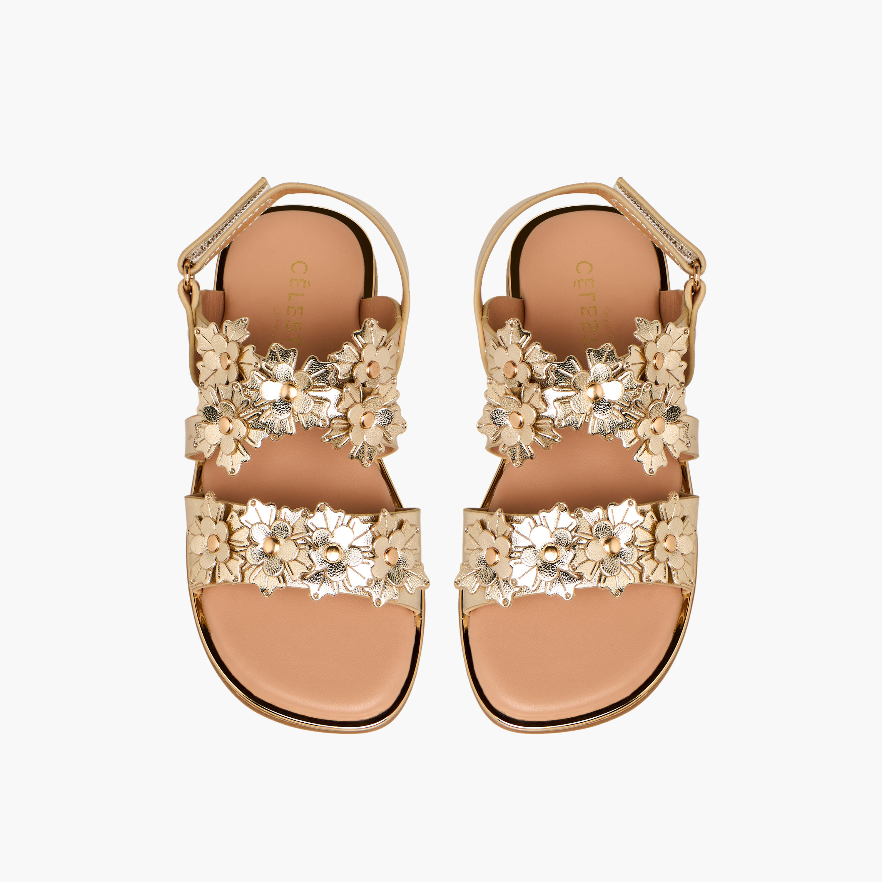صندل بشريط إغلاق لاصق للبنات من سيليست-girls-shoes-sandals-image-1
