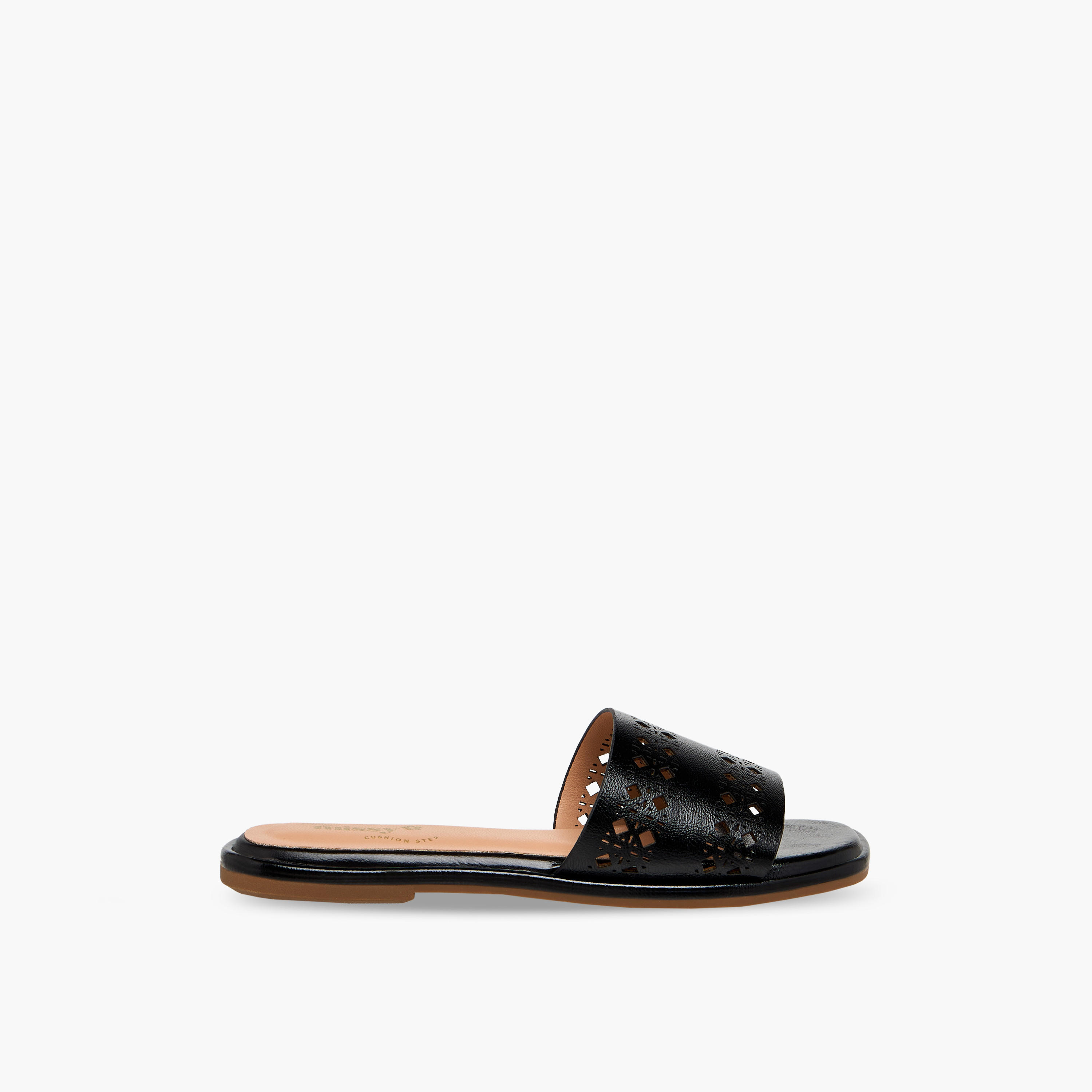 Little Missy Girls Perforated Slide Sandals-girls-shoes-sandals-image-3