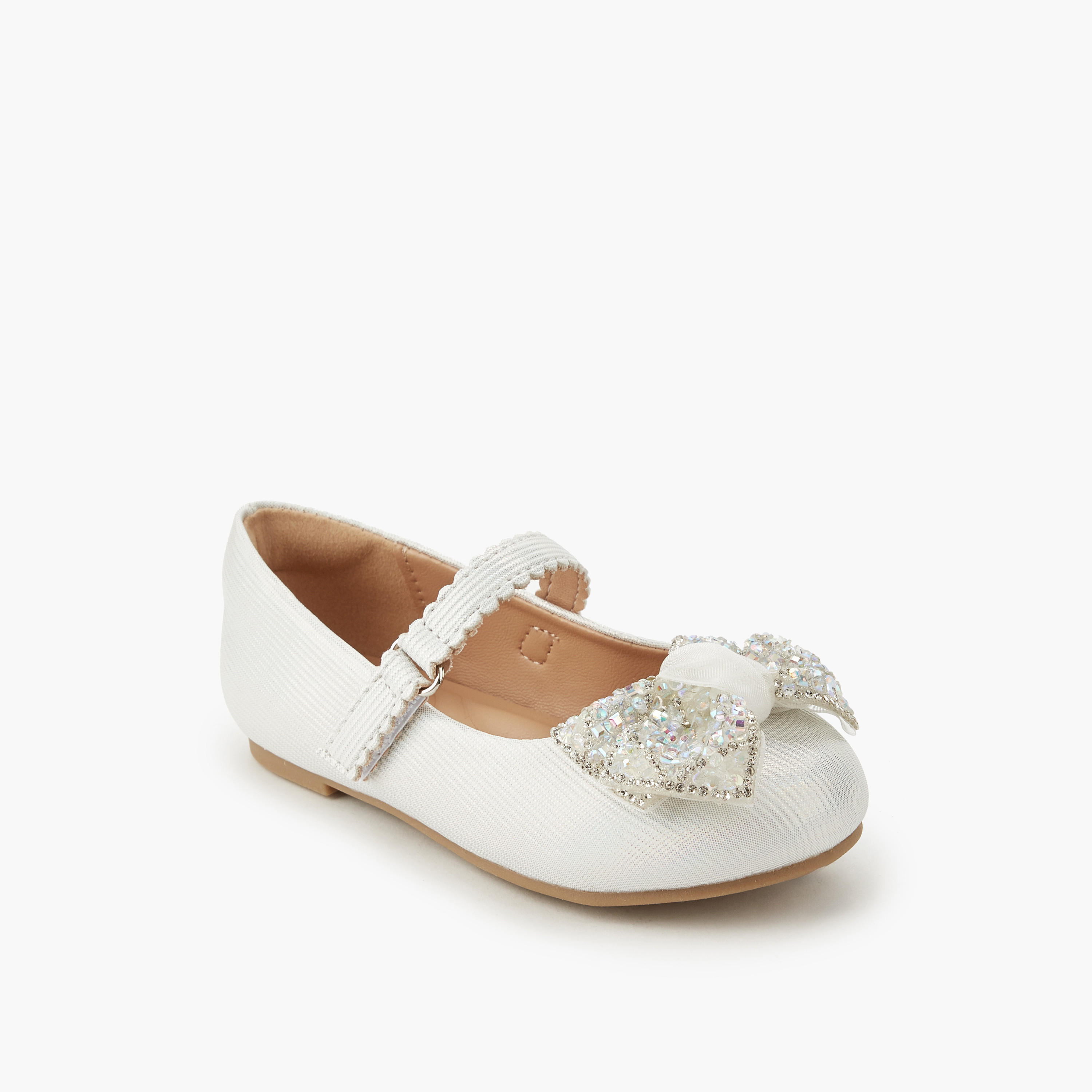 حذاء باليرينا مزين بفيونكة للبنات من سيليست-girls-shoes-maryjanes-image-2