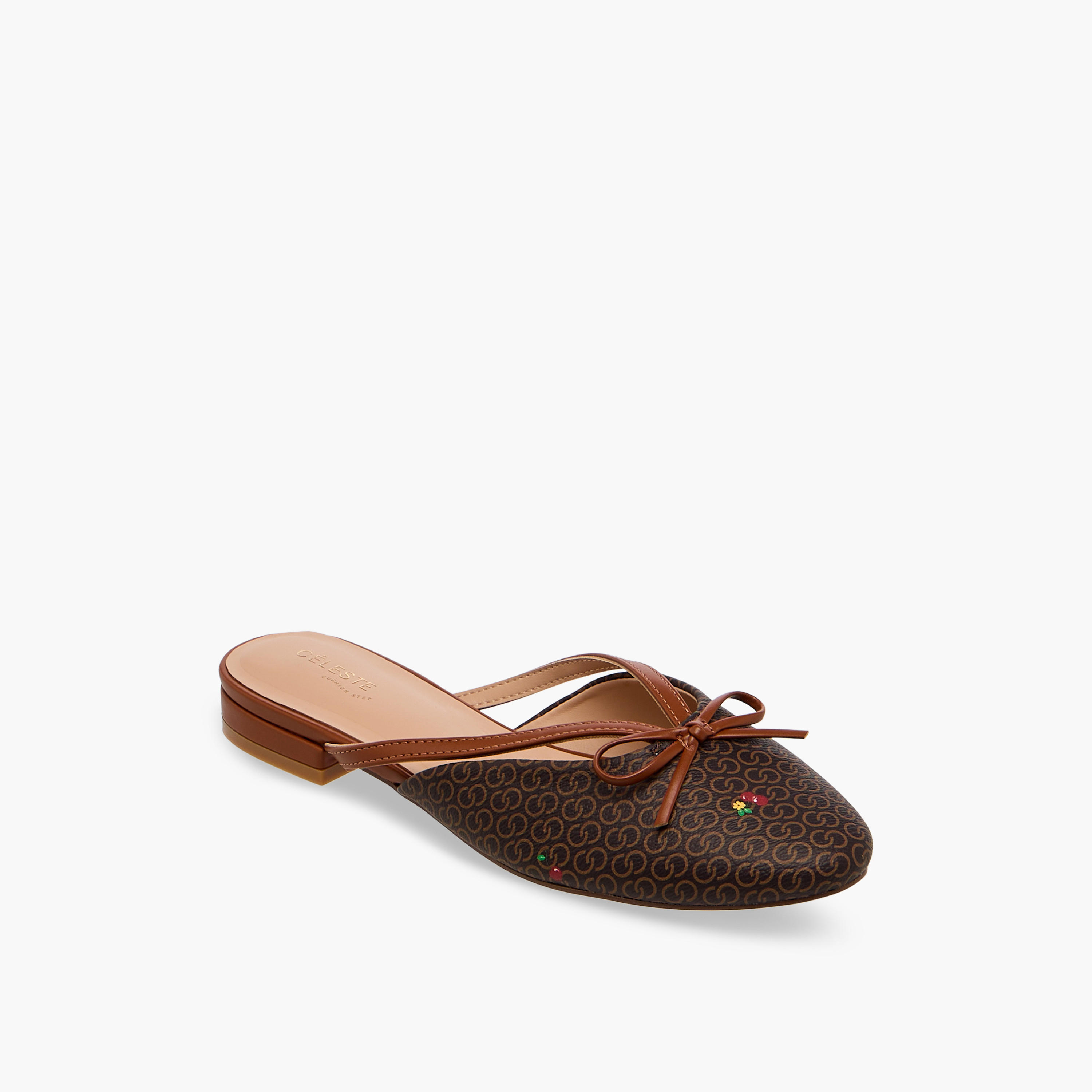 حذاء مول بطبعات مونوجرام للنساء من سيليست-women-shoes-flats-mules-image-2