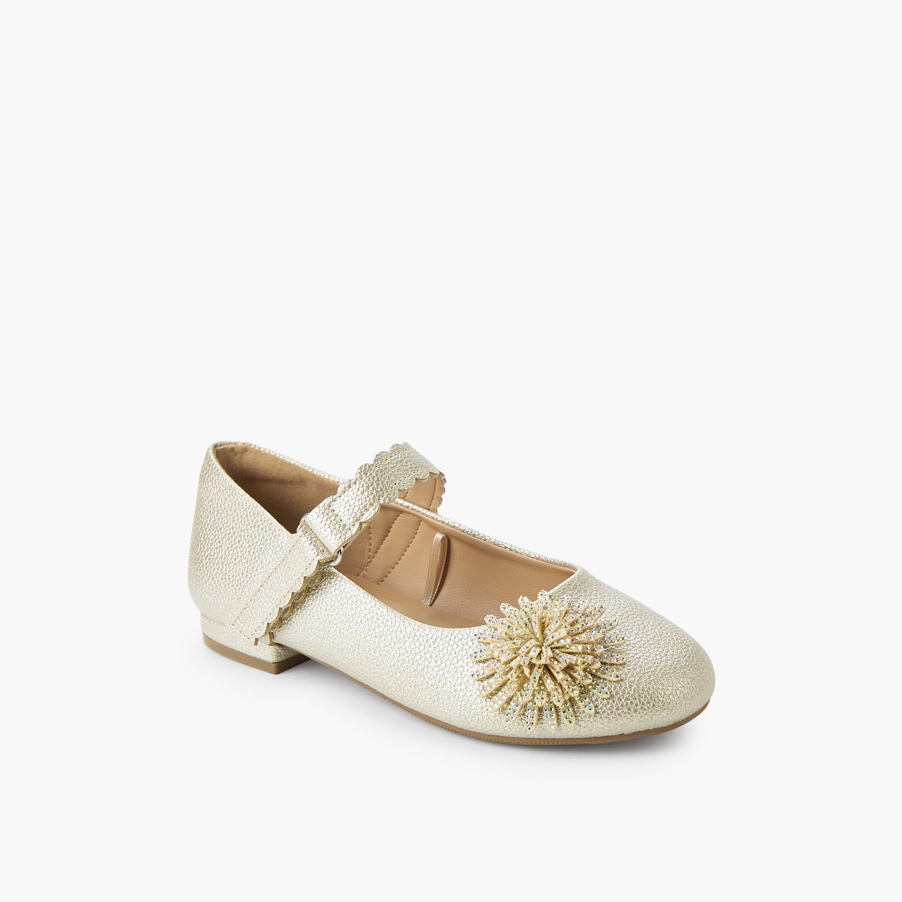 حذاء باليرينا بشريط إغلاق لاصق للبنات من سيليست-girls-shoes-maryjanes-image-2