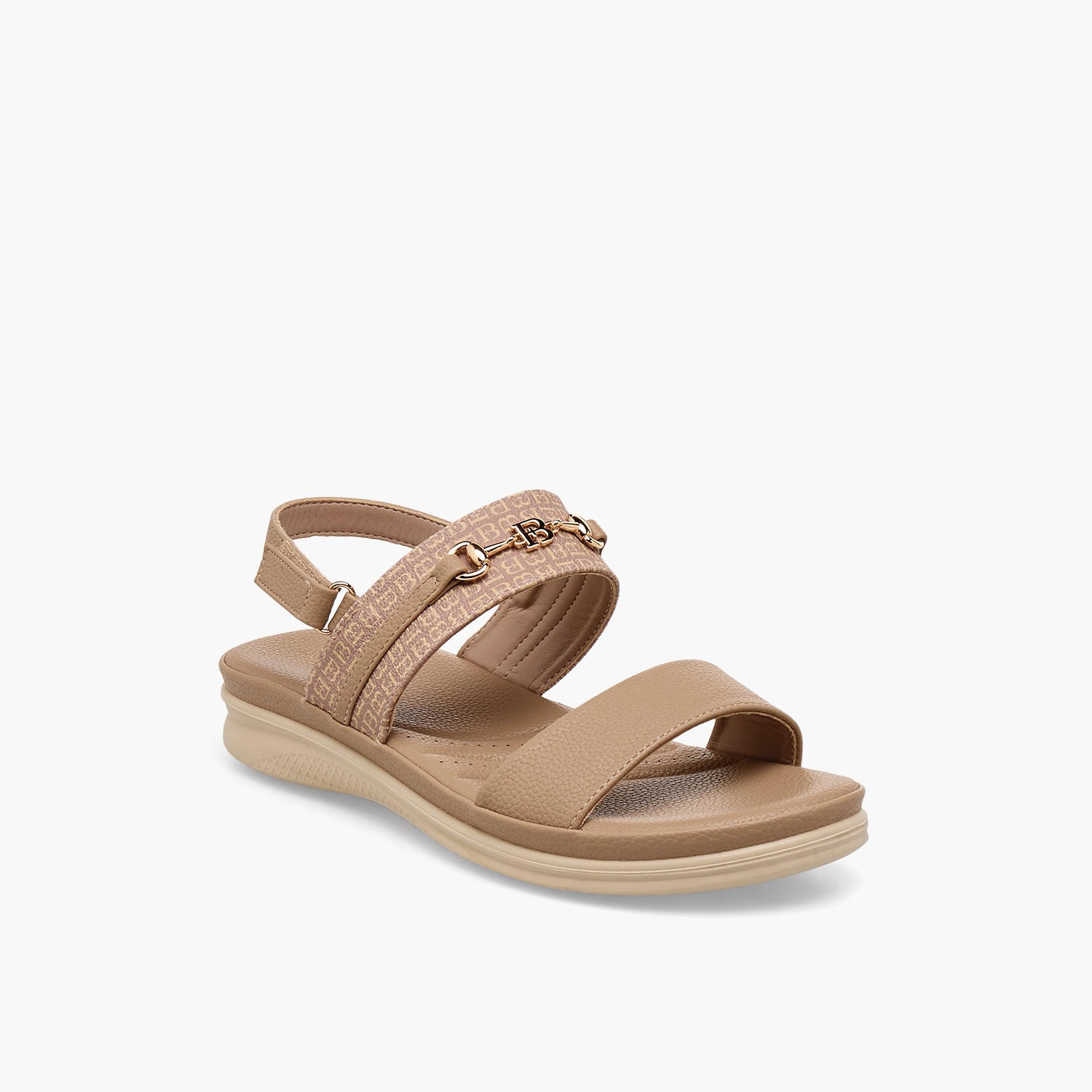 Flora Bella Women Monogram Print Sandals-women-shoes-flats-sandals-image-2