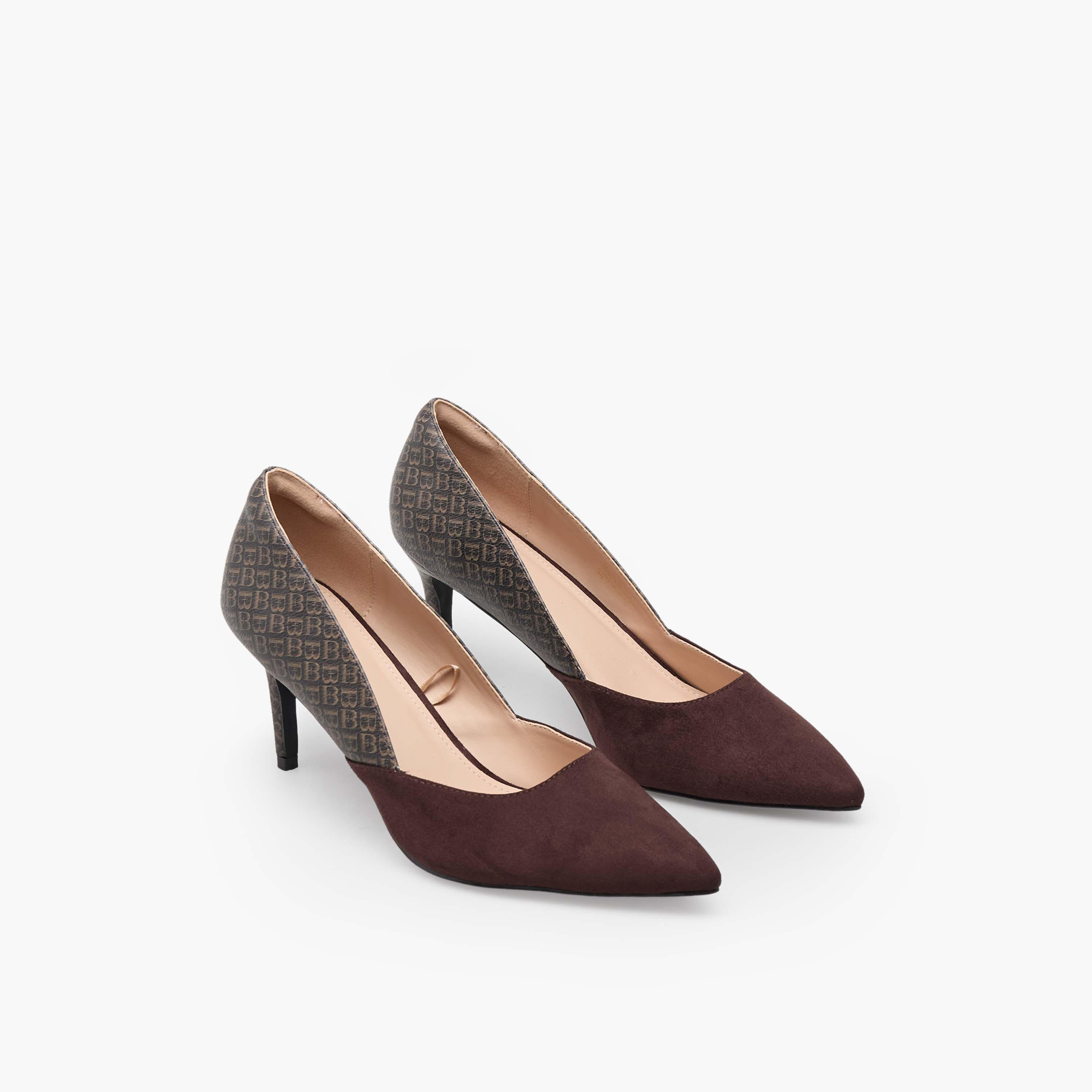 Flora Bella Women Flared Heel Pumps-women-shoes-sandals-heeled-image-1