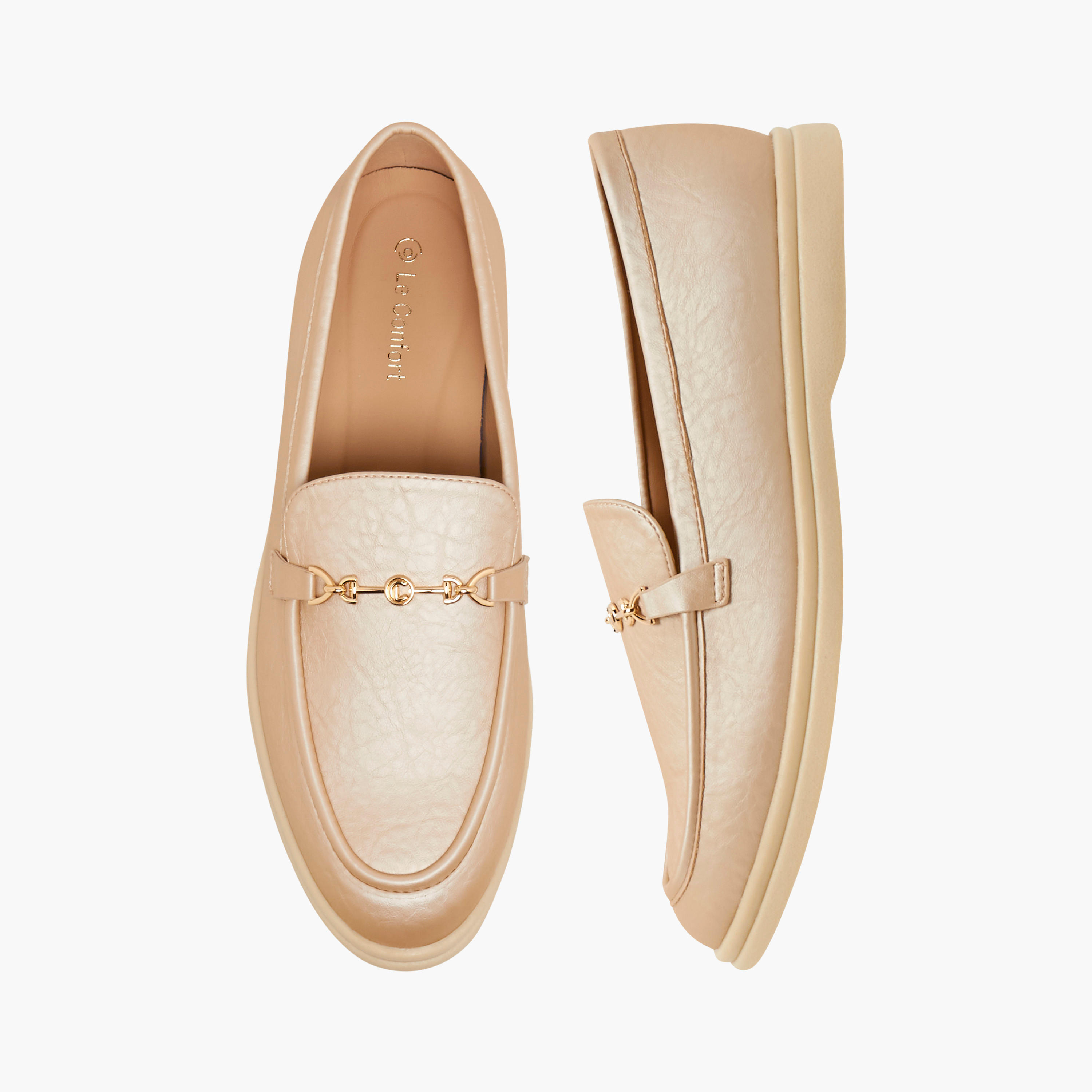 حذاء خفيف سهل الارتداء للنساء من لو كونفورت-women-shoes-flats-loafers-image-1