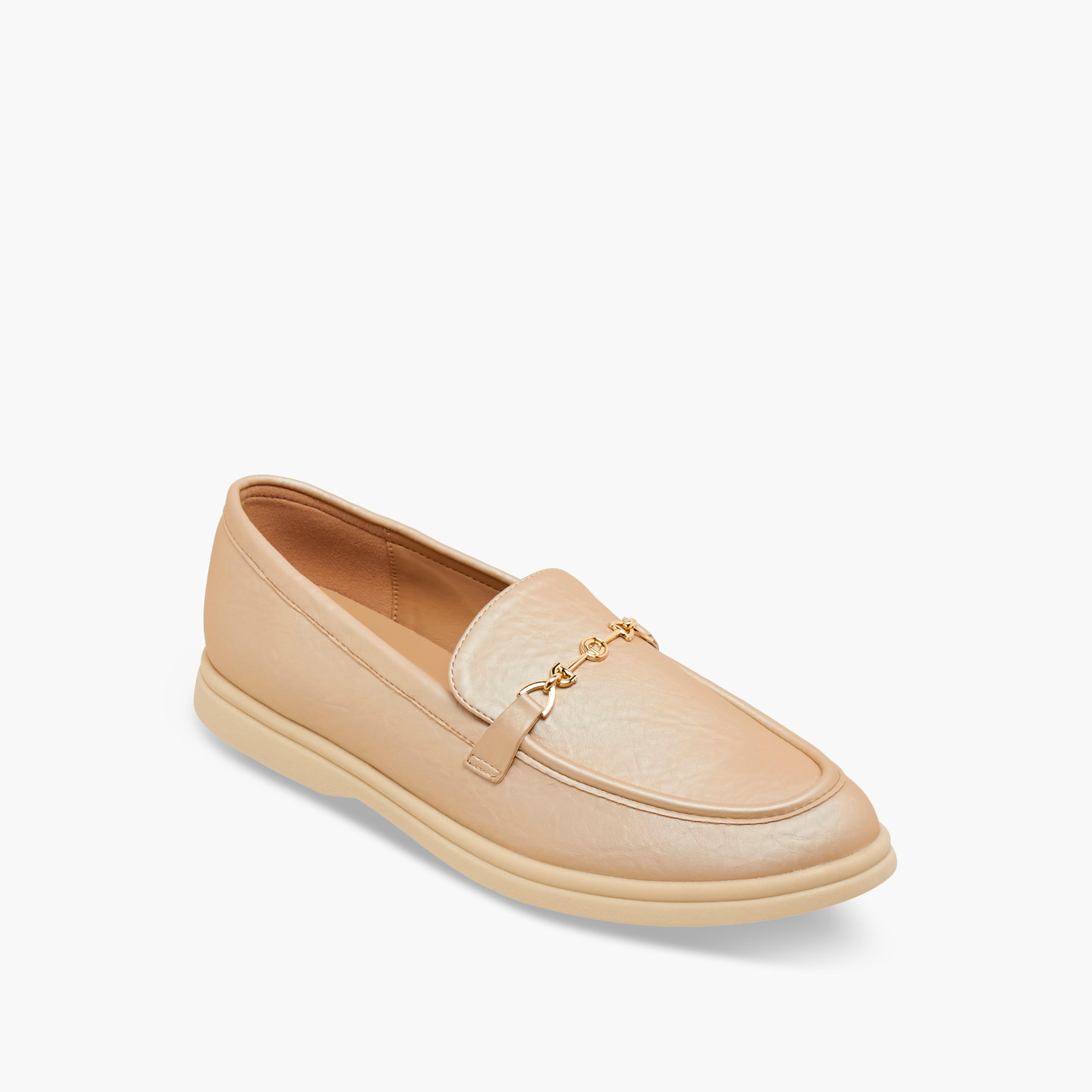 حذاء خفيف سهل الارتداء للنساء من لو كونفورت-women-shoes-flats-loafers-image-2