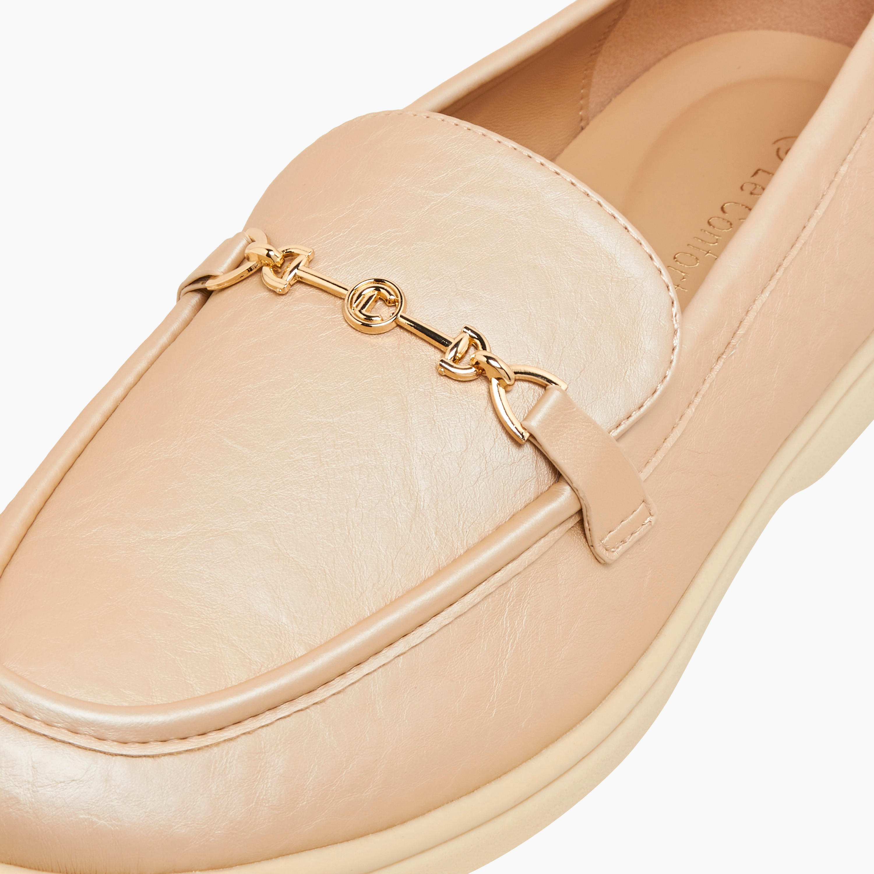 حذاء خفيف سهل الارتداء للنساء من لو كونفورت-women-shoes-flats-loafers-image-4