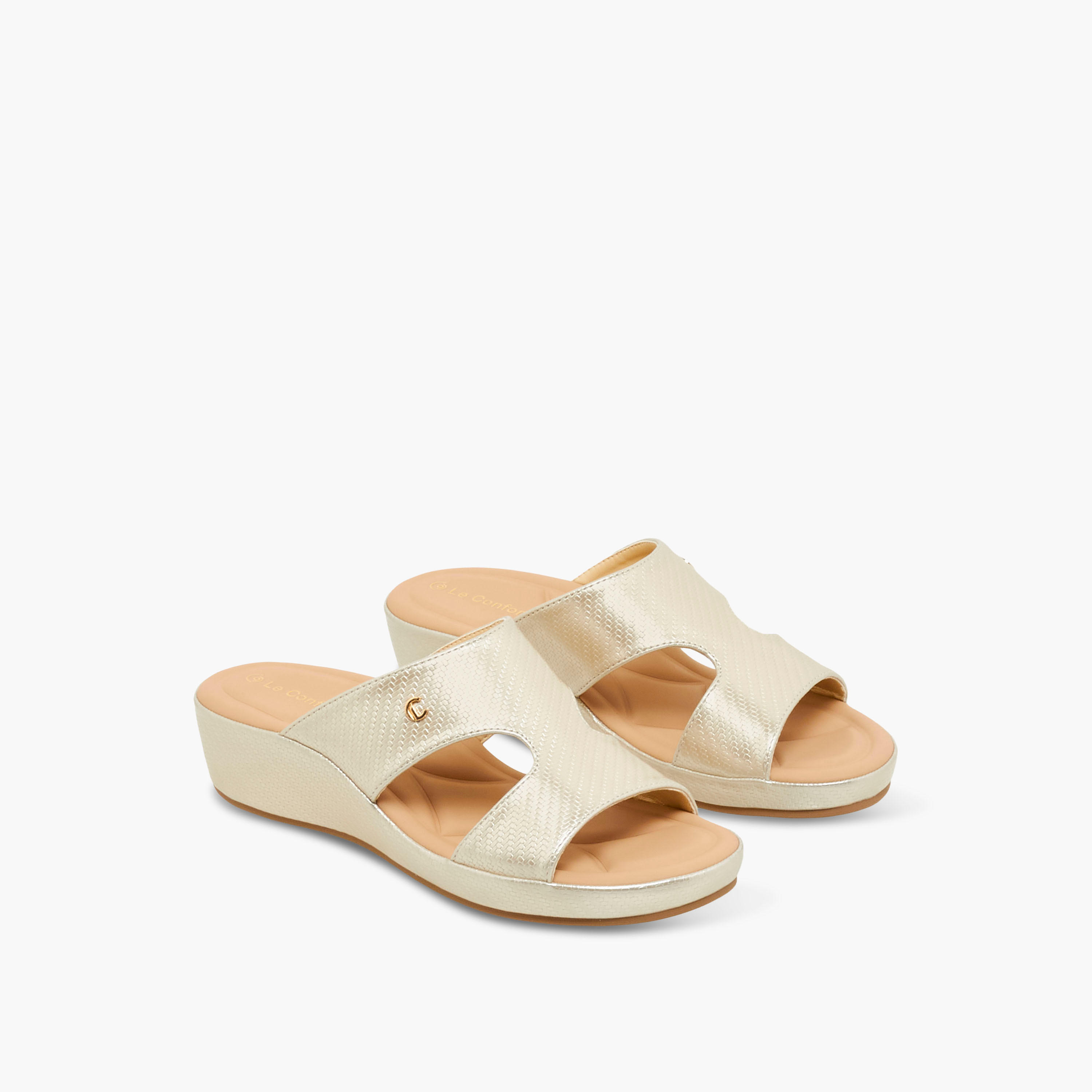 Le Confort Women Wedge Heel Sandals-women-shoes-sandals-heeled-image-1